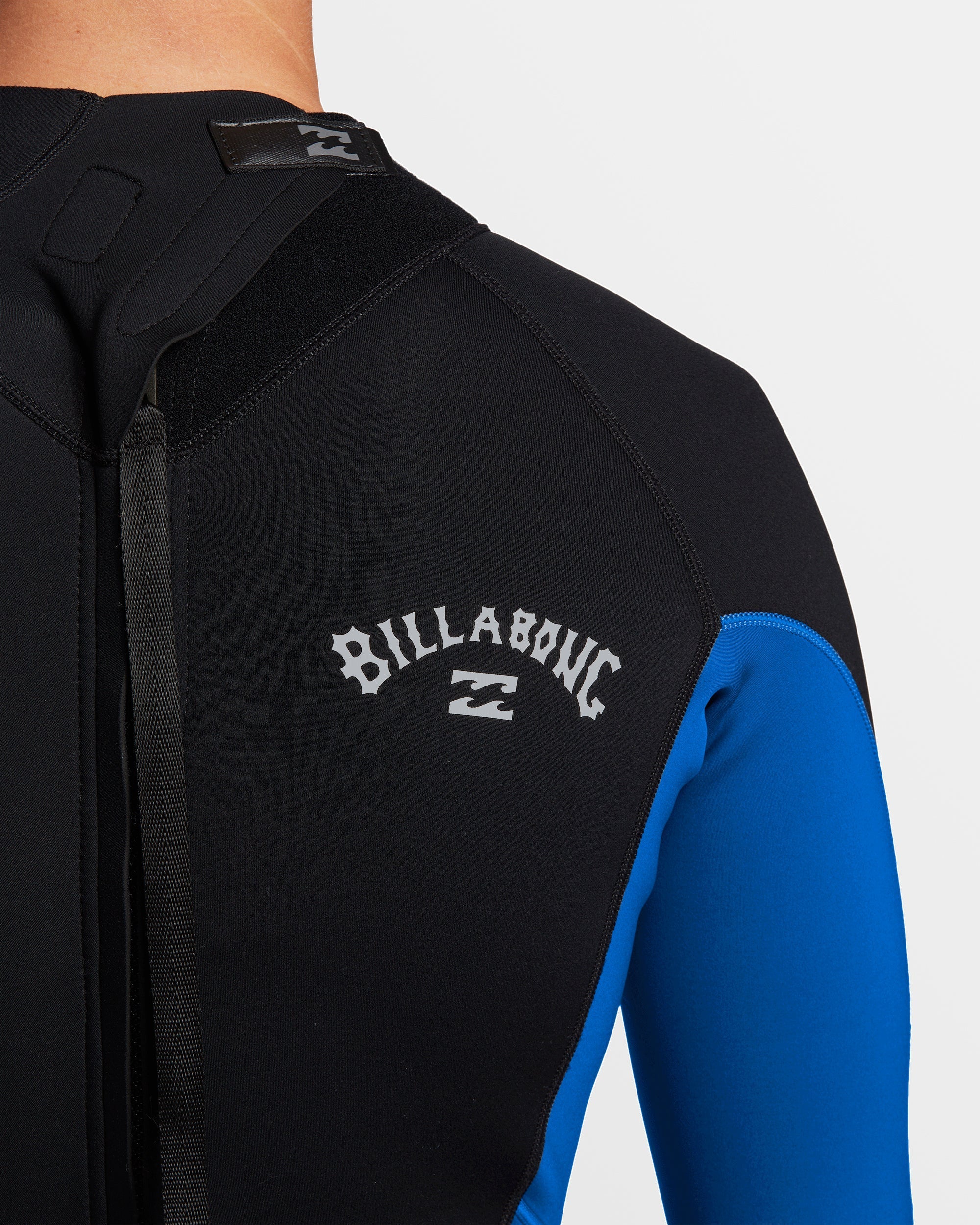4/3mm Foil GBS Back Zip Wetsuit - Mid Blue - Image 7