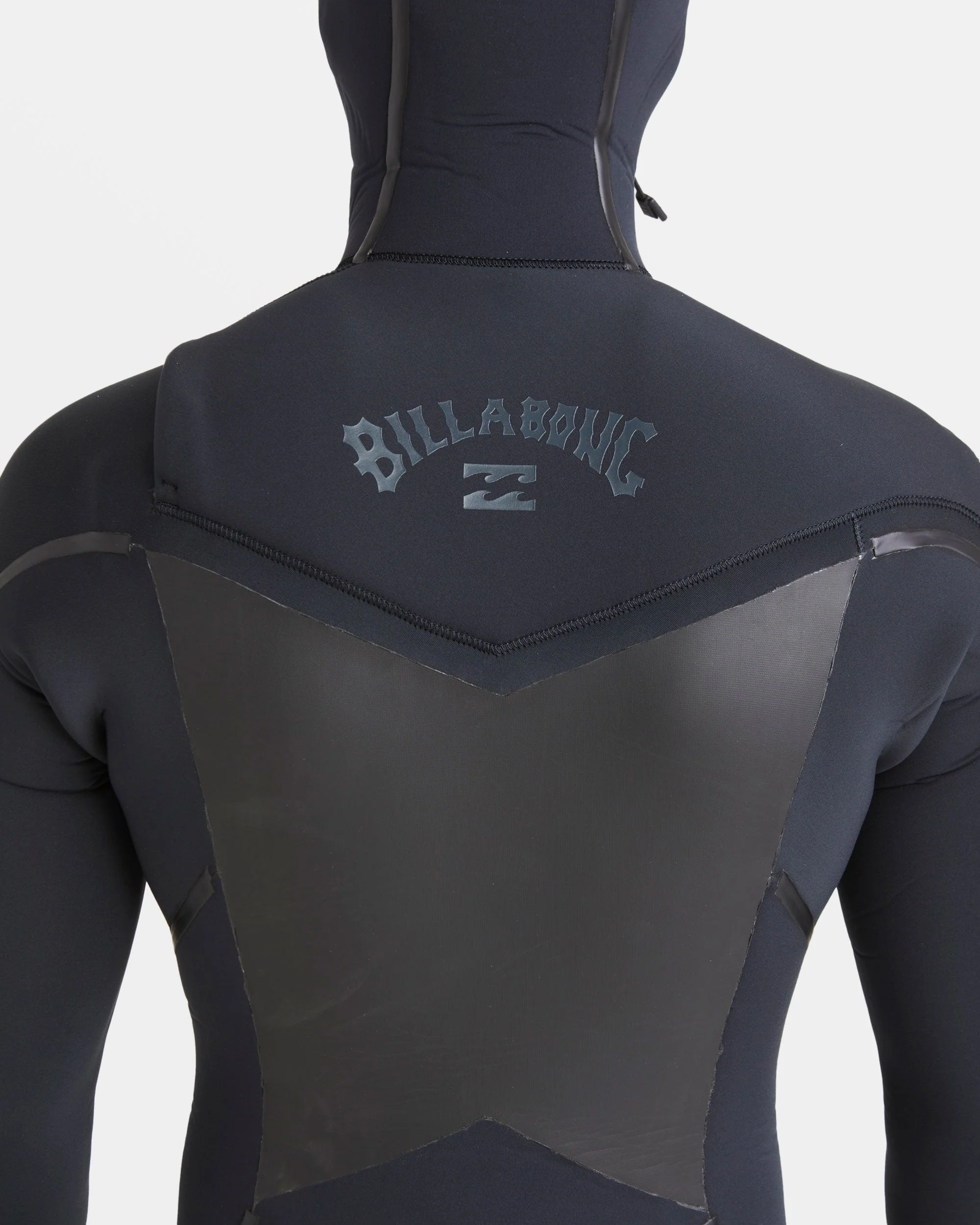 5/4mm Absolute Natural+ Upcycler Welded Chest Zip Hooded Wetsuit - Black - Image 3