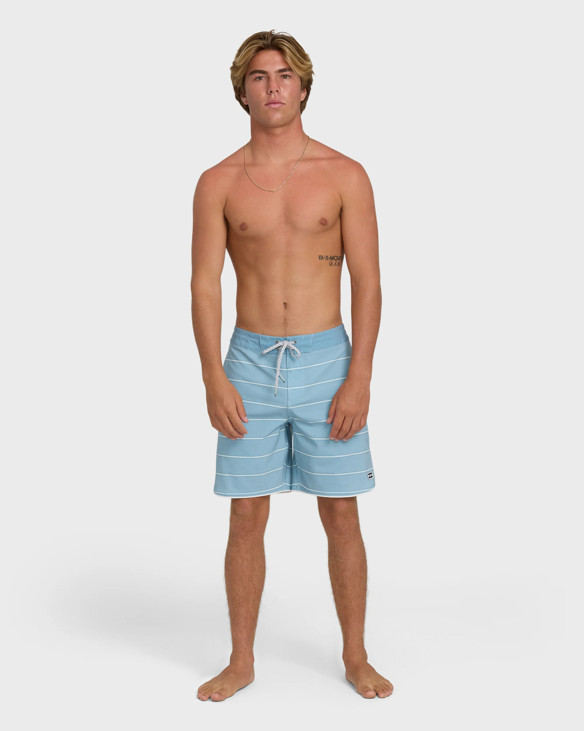 73 Lo Tide 18" Boardshorts - Real Teal - Image 4