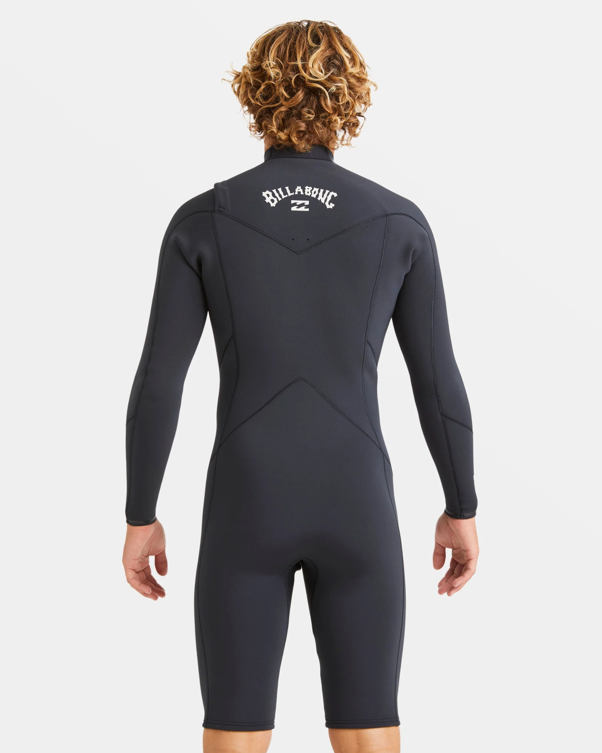 2/2mm Absolute Natural Upcycler GBS Chest Zip Long Sleeve Springsuit - Black - Image 5