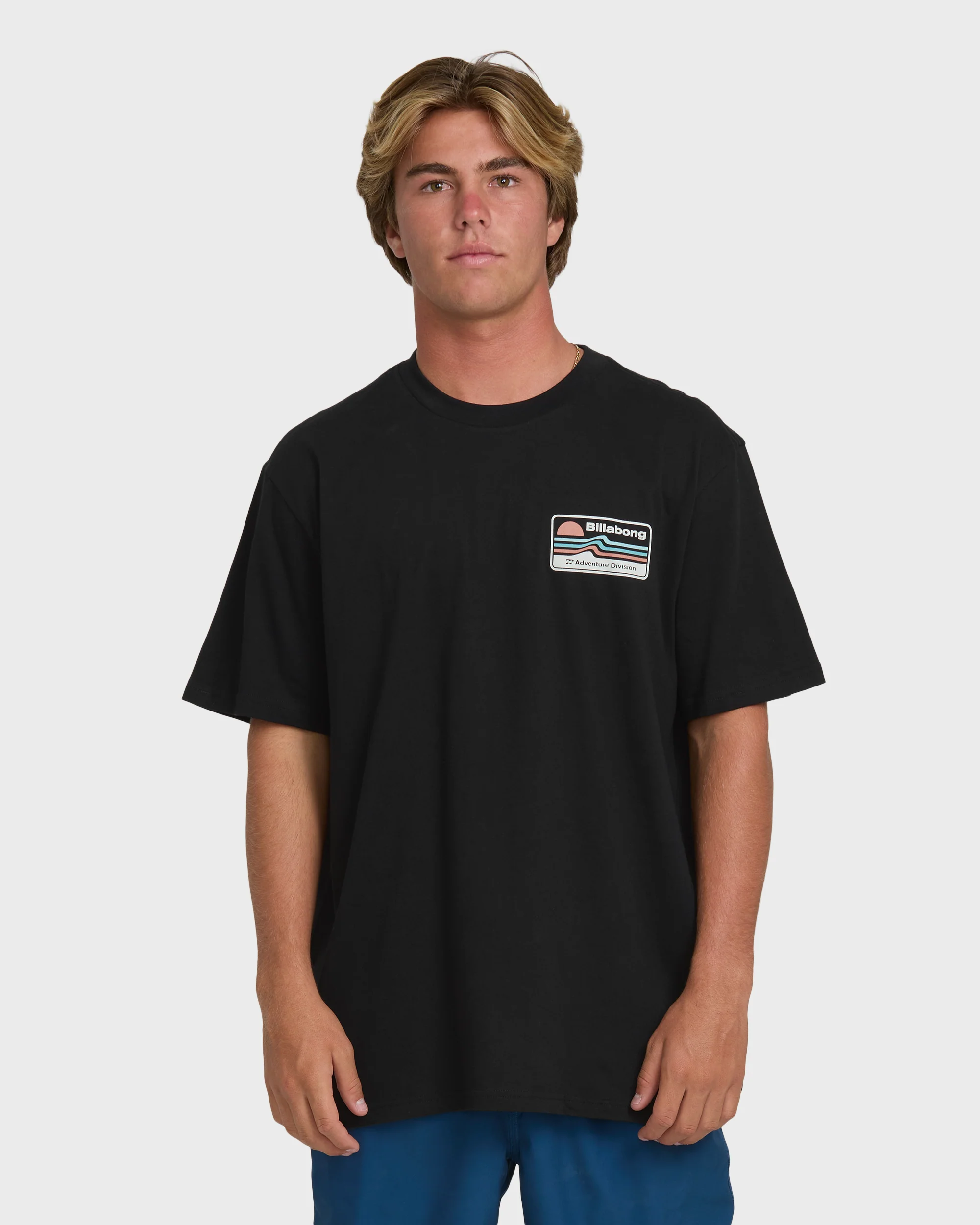 A/Div Range Premium Short Sleeve Knit T-Shirt - Black