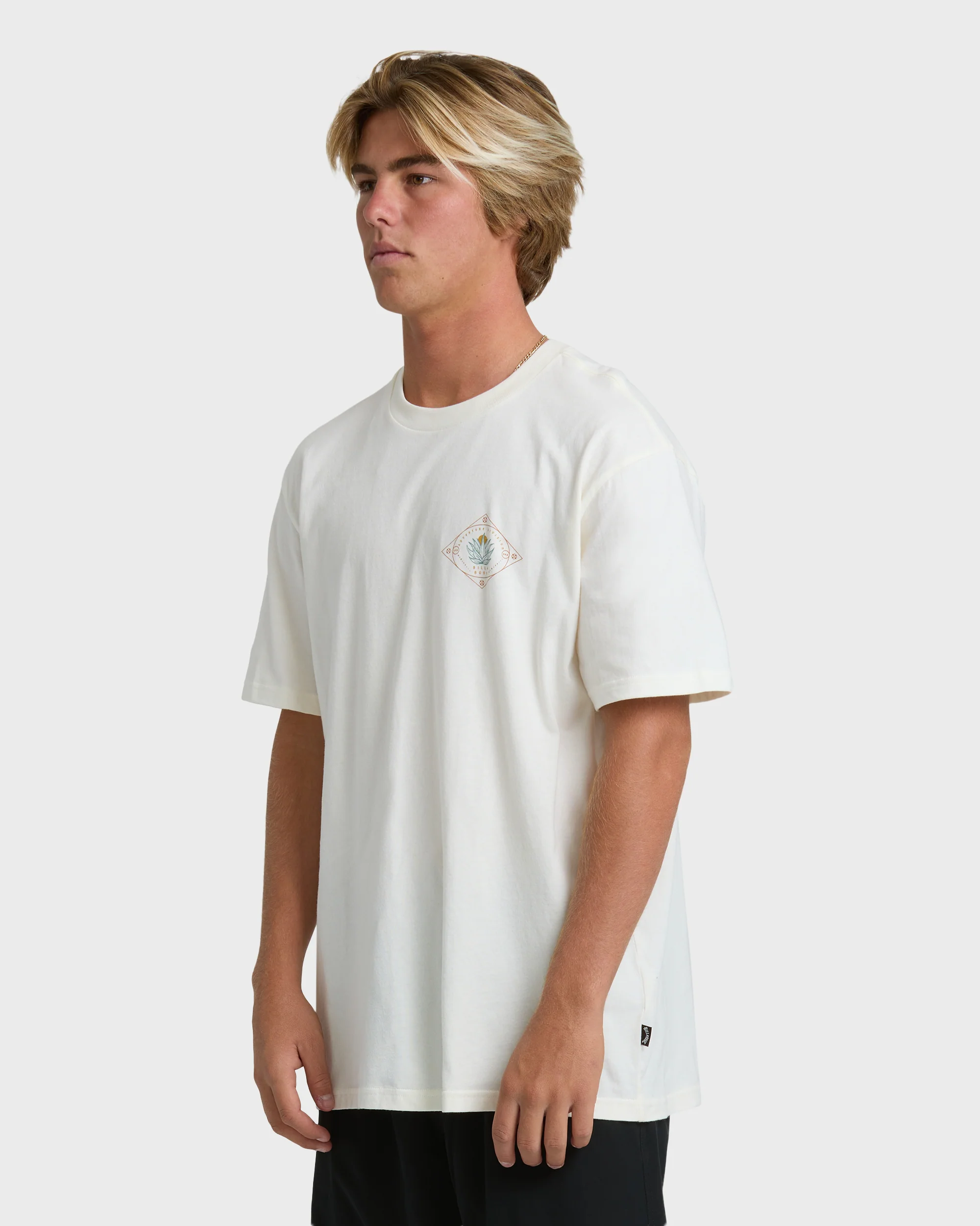 Agave Adiv Premium Short Sleeve T-Shirt - Off White - Image 3