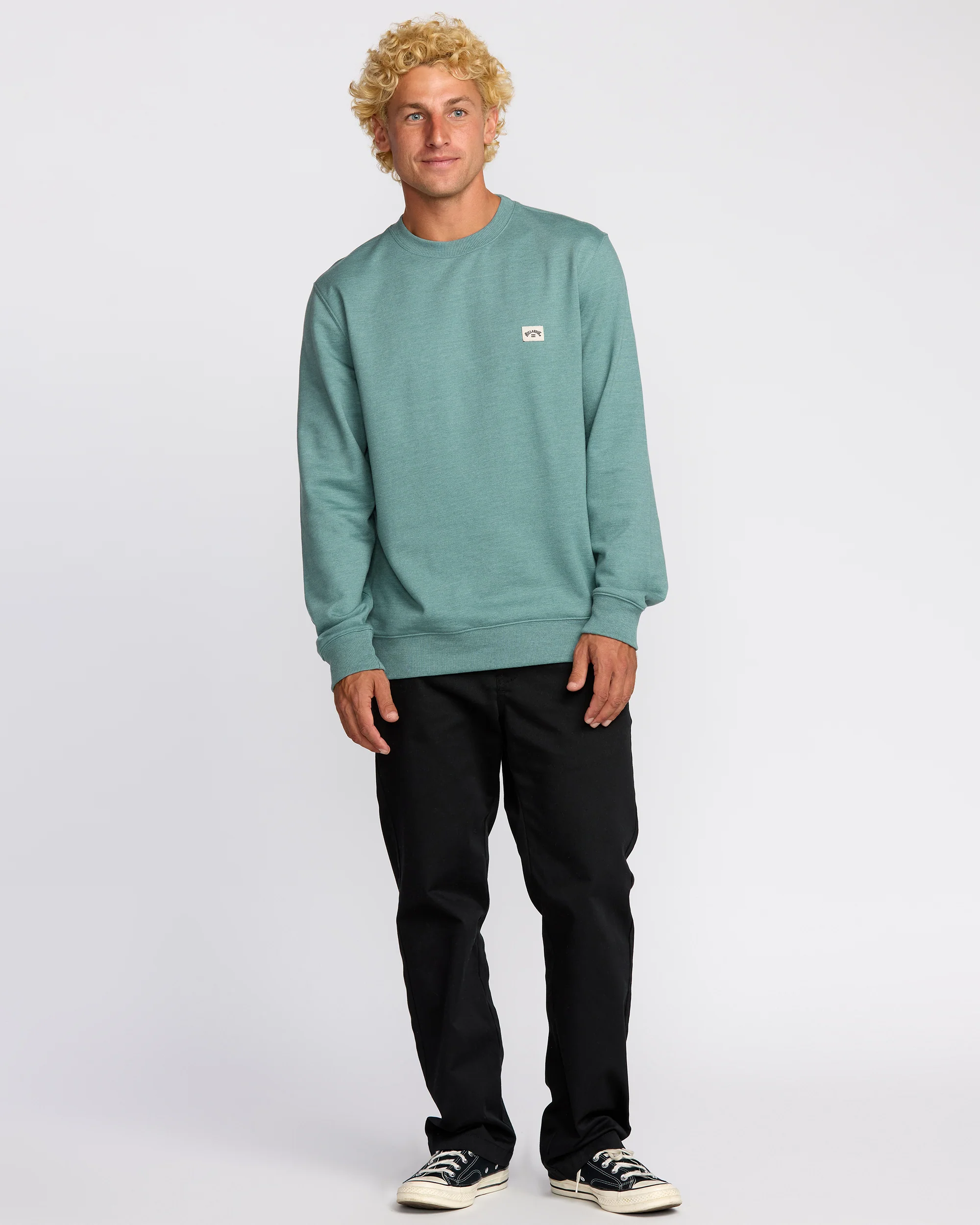 All Day Crewneck Sweatshirt - Sage Green - Image 4