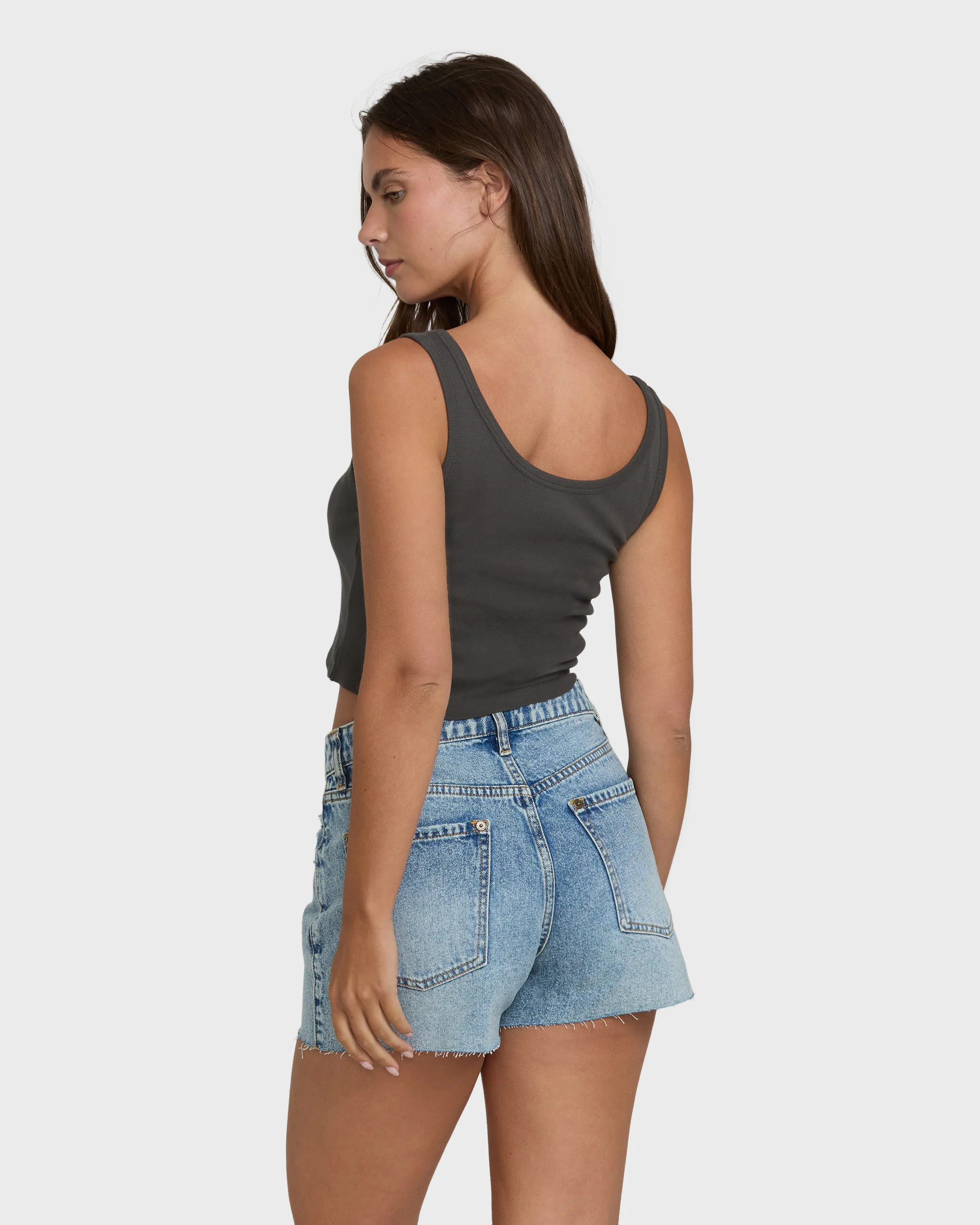 All Day Paradise Tank Top - Off Black - Image 2