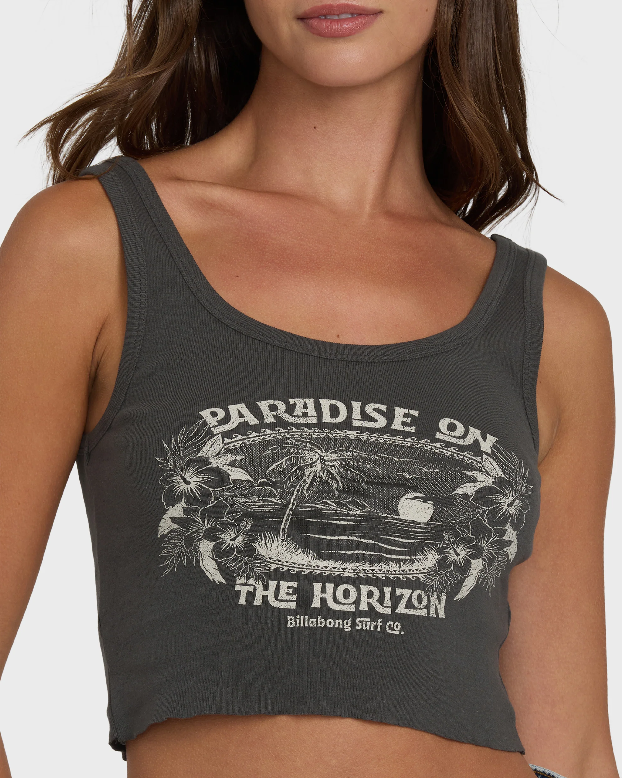 All Day Paradise Tank Top - Off Black - Image 5