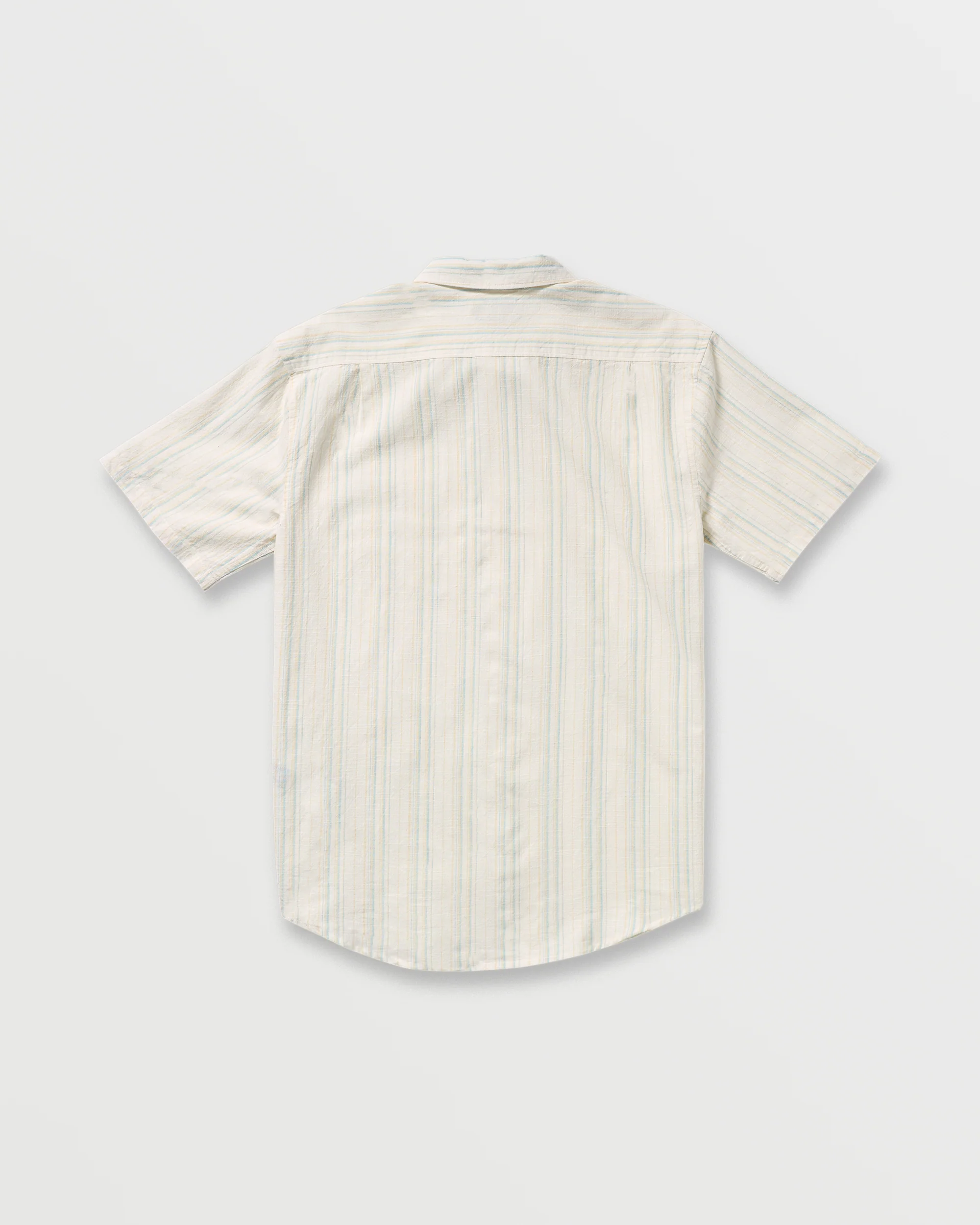 All Day Stripe Short Sleeve Shirt - Off White - Image 7