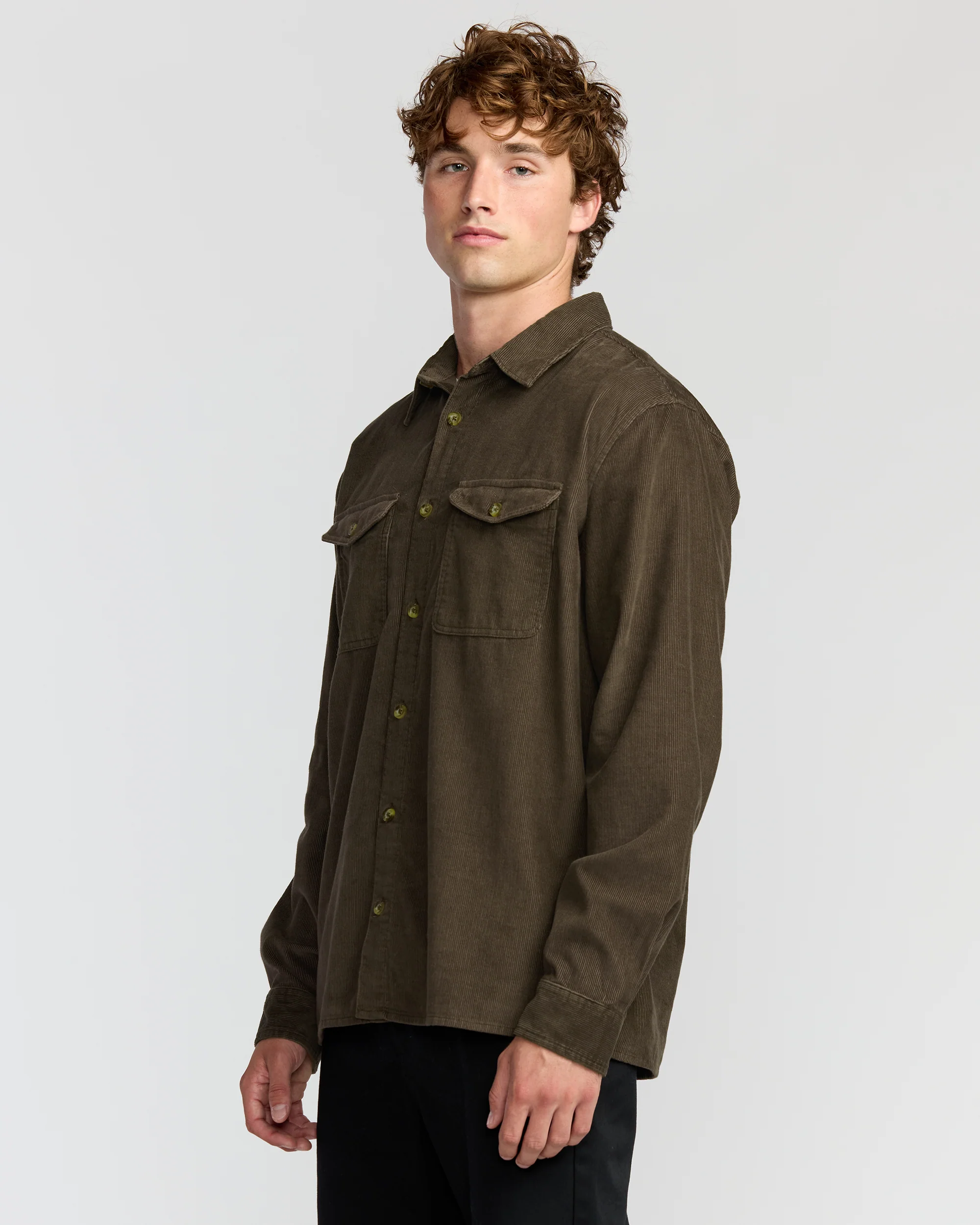 Austin Garage Long Sleeve Shirt - Chocolate - Image 5