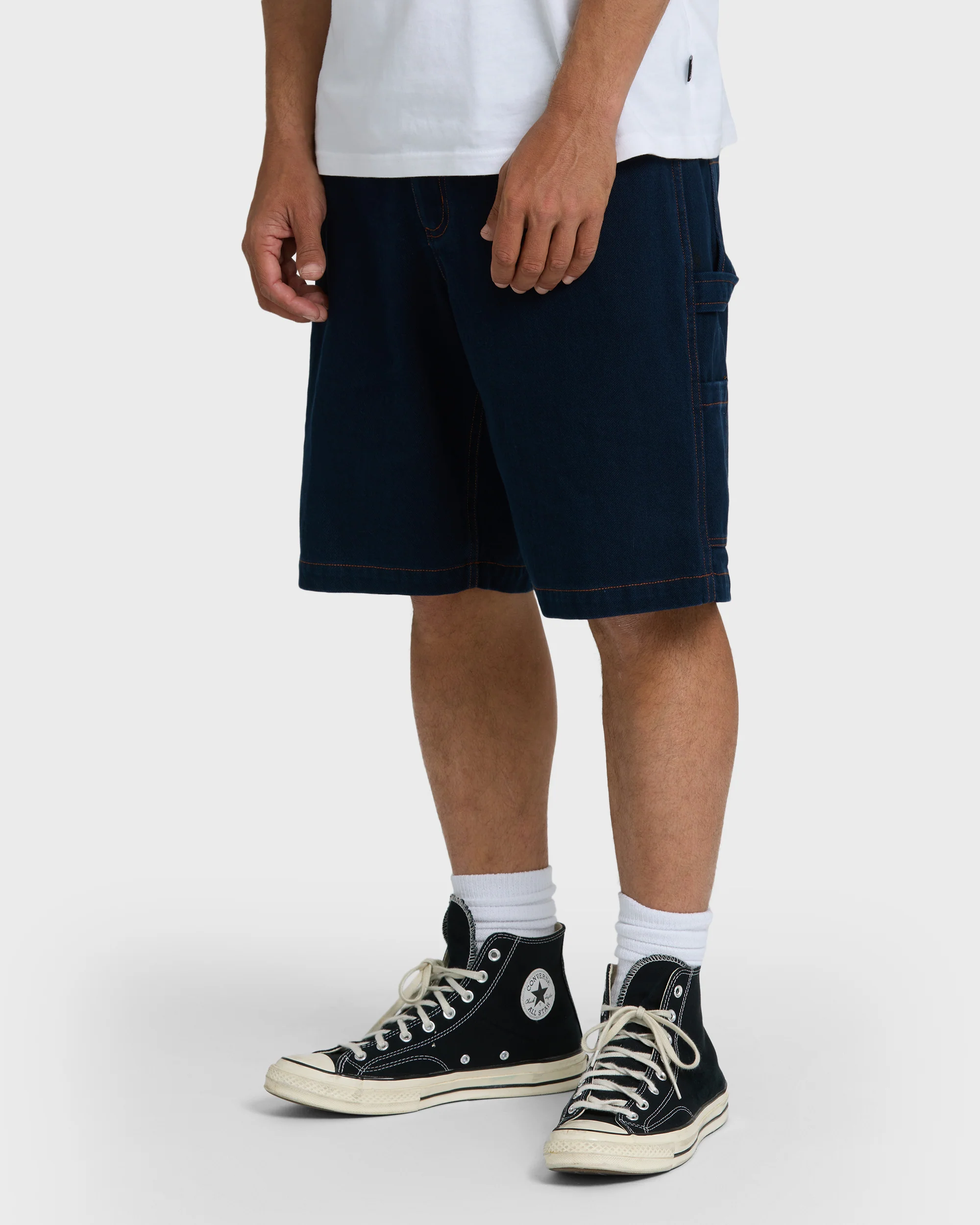 Bad Dog 21" Workwear Shorts - Navy - Image 5