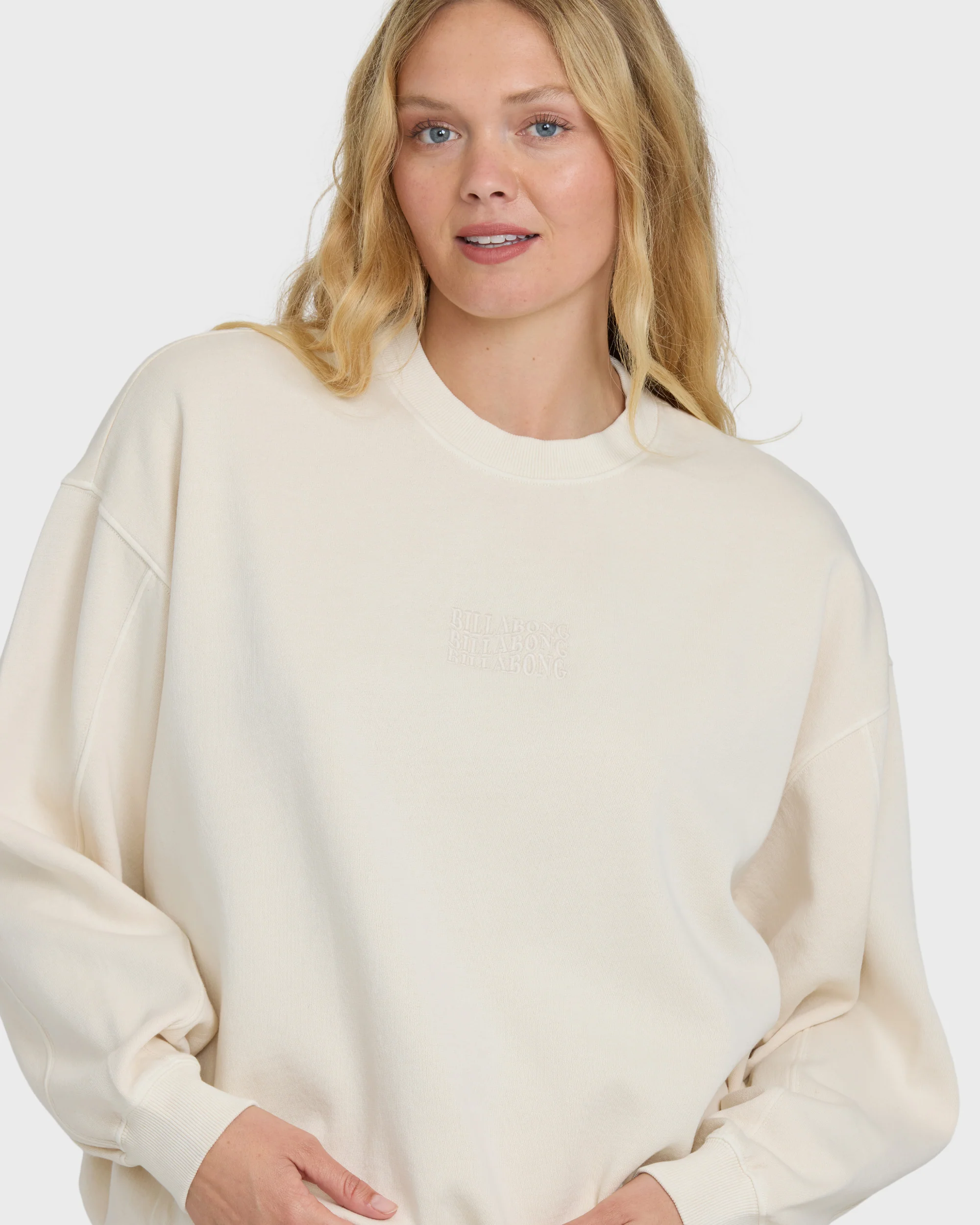 Bleached Out Kendal Crewneck Sweatshirt - Vanilla - Image 2