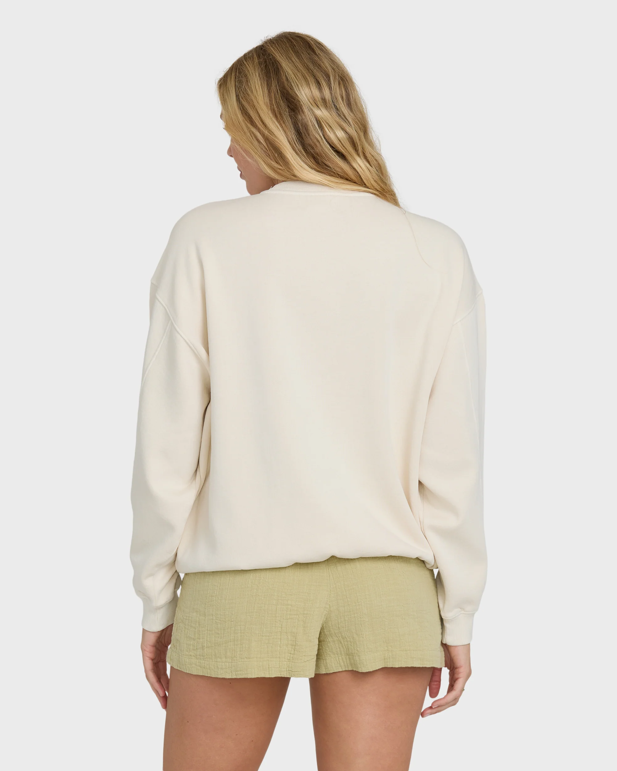Bleached Out Kendal Crewneck Sweatshirt - Vanilla - Image 5