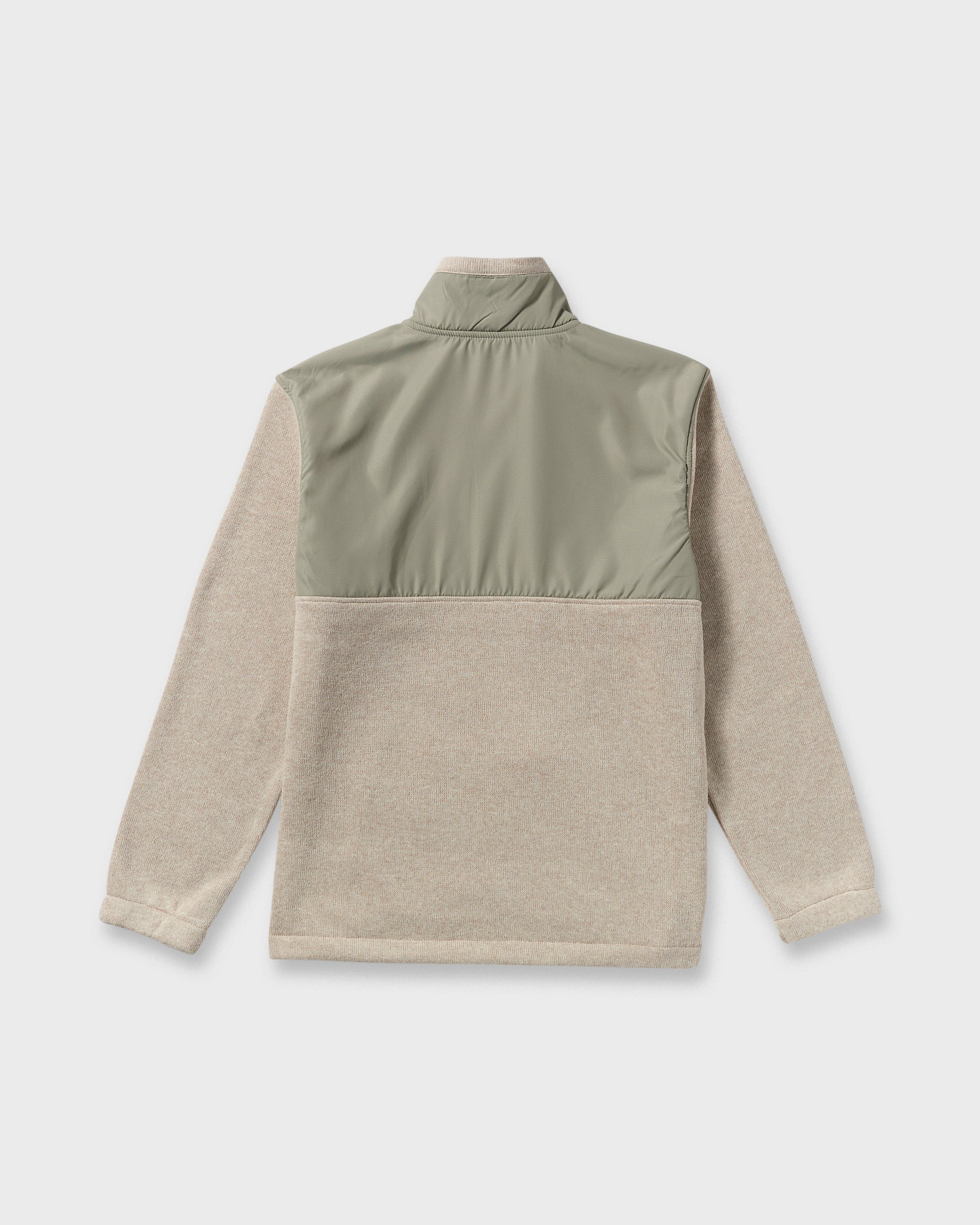 Boundary Blocked Mockneck Sweatshirt - Sand - Image 7