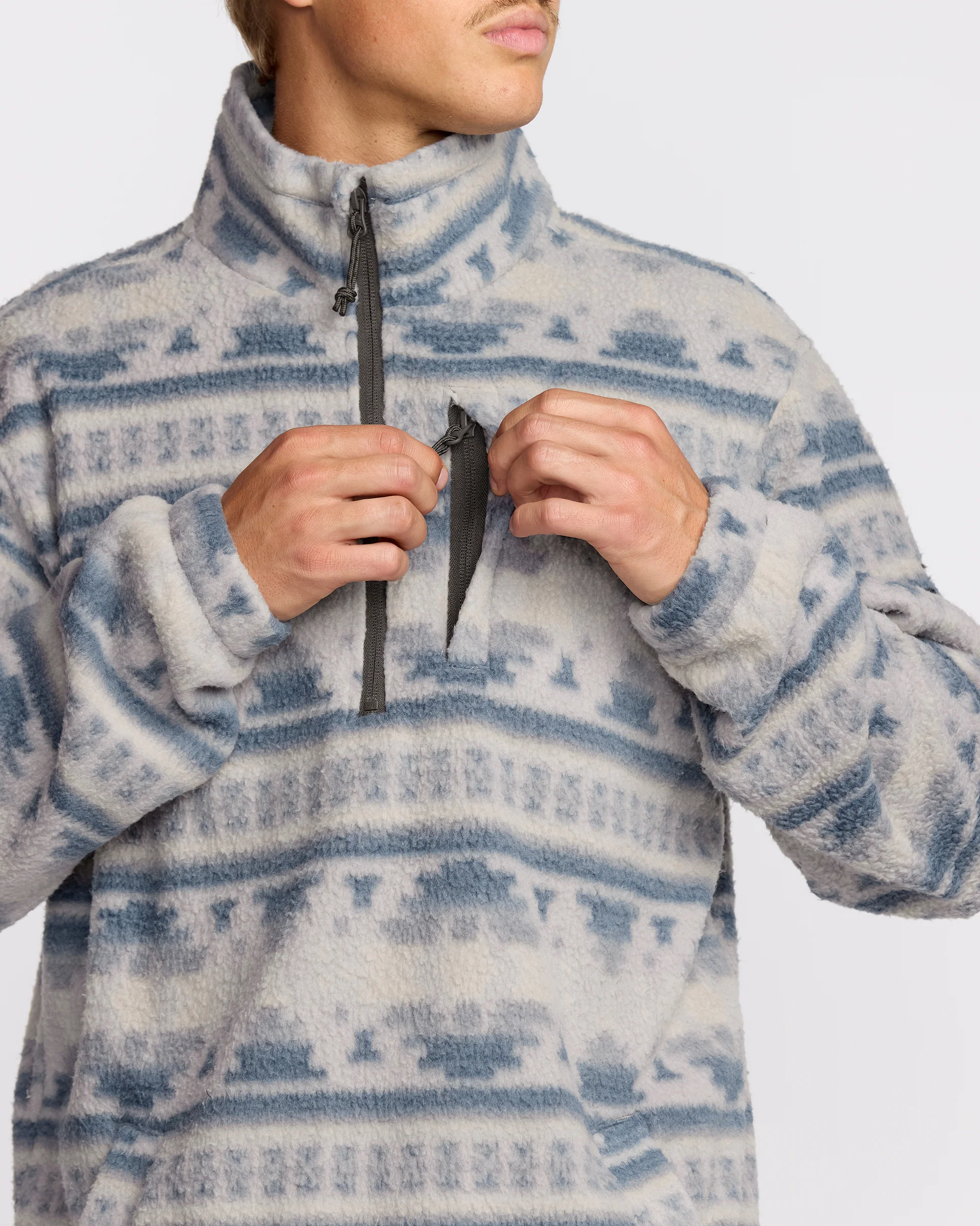 Boundary Mock Sweatshirt - Alloy - Image 5