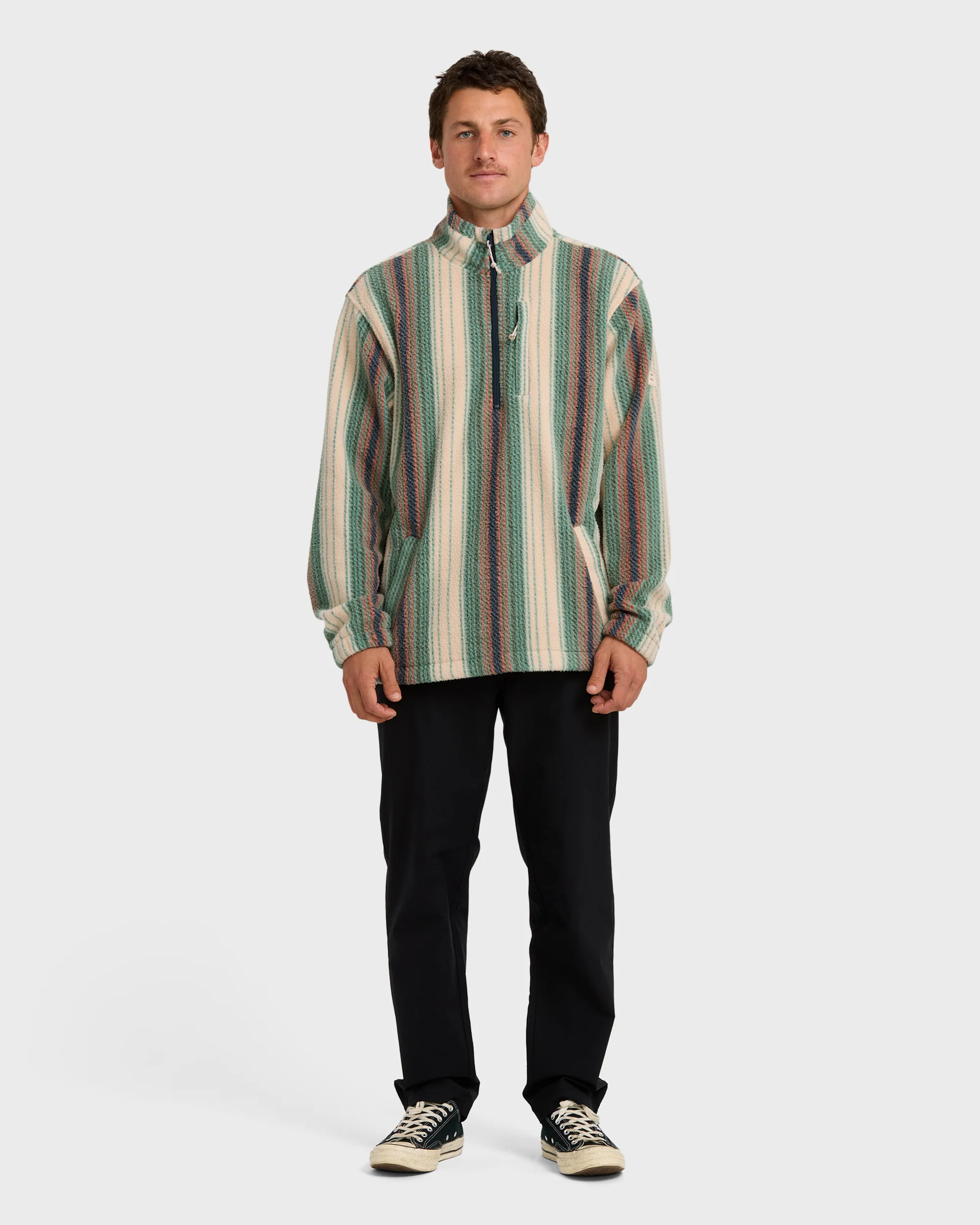 Boundary Mock Sweatshirt - Bone - Image 3