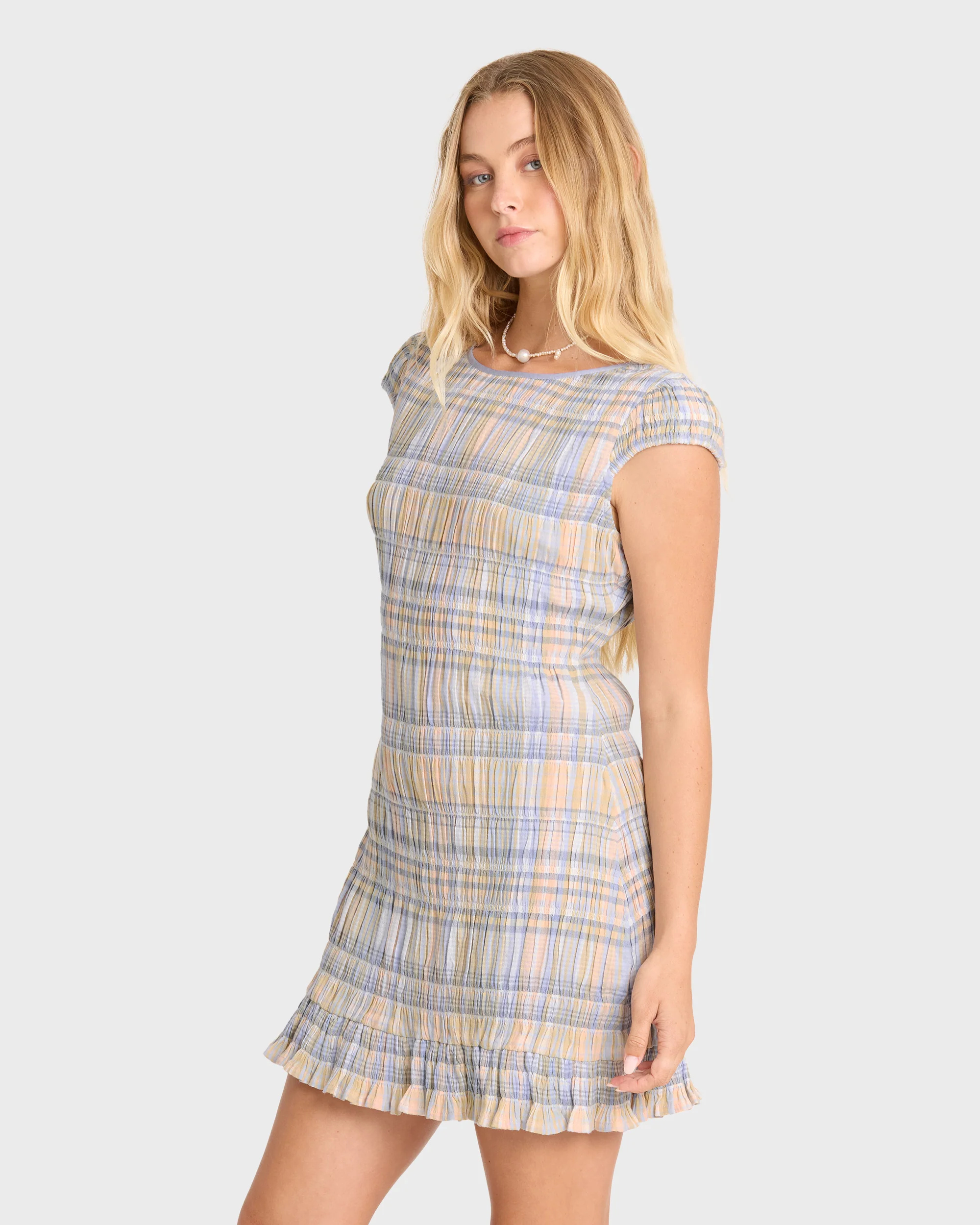 Bright Side Mini Dress - Twilight Blue - Image 5