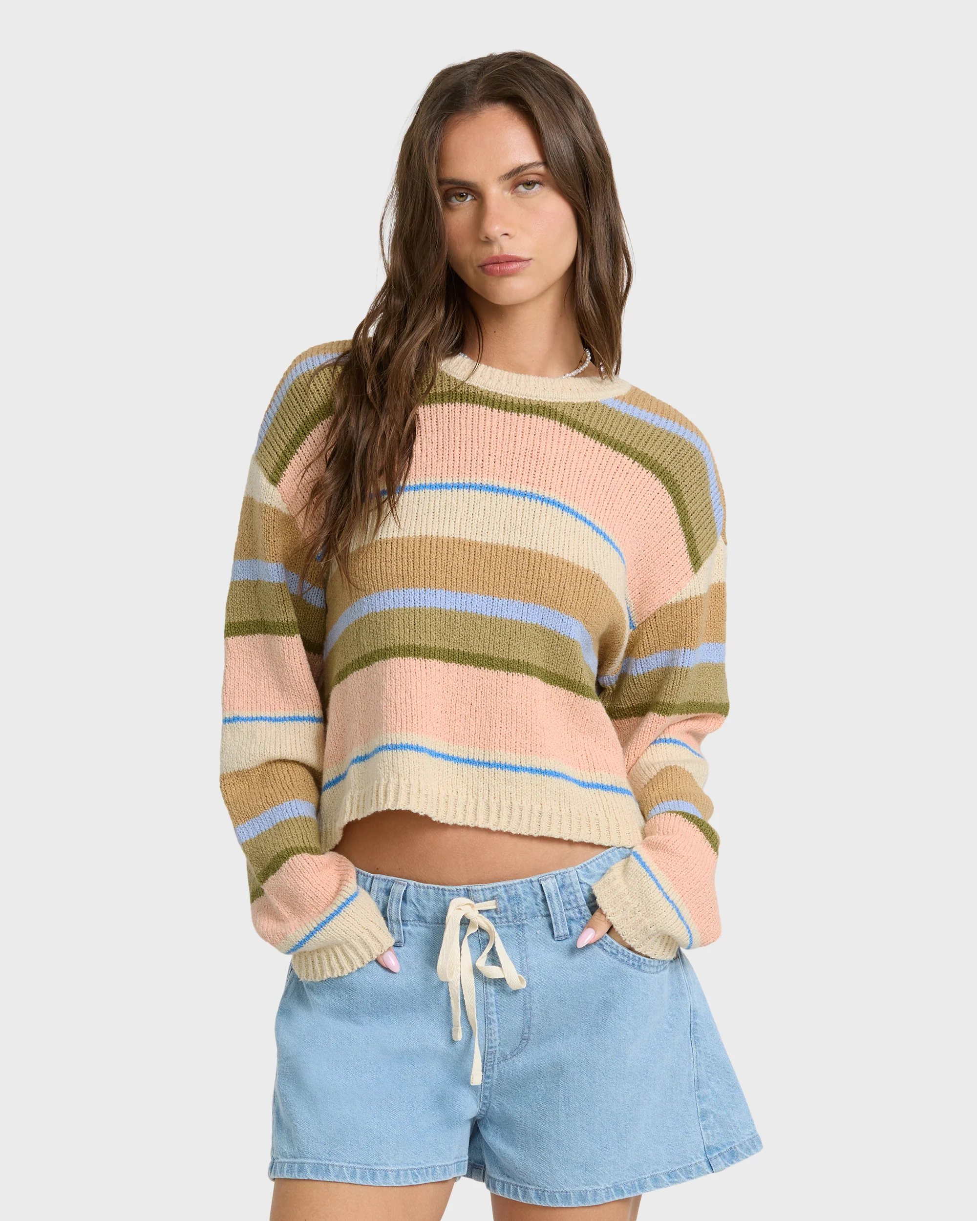 Bright Sol Sweater - Light Peach - Image 3