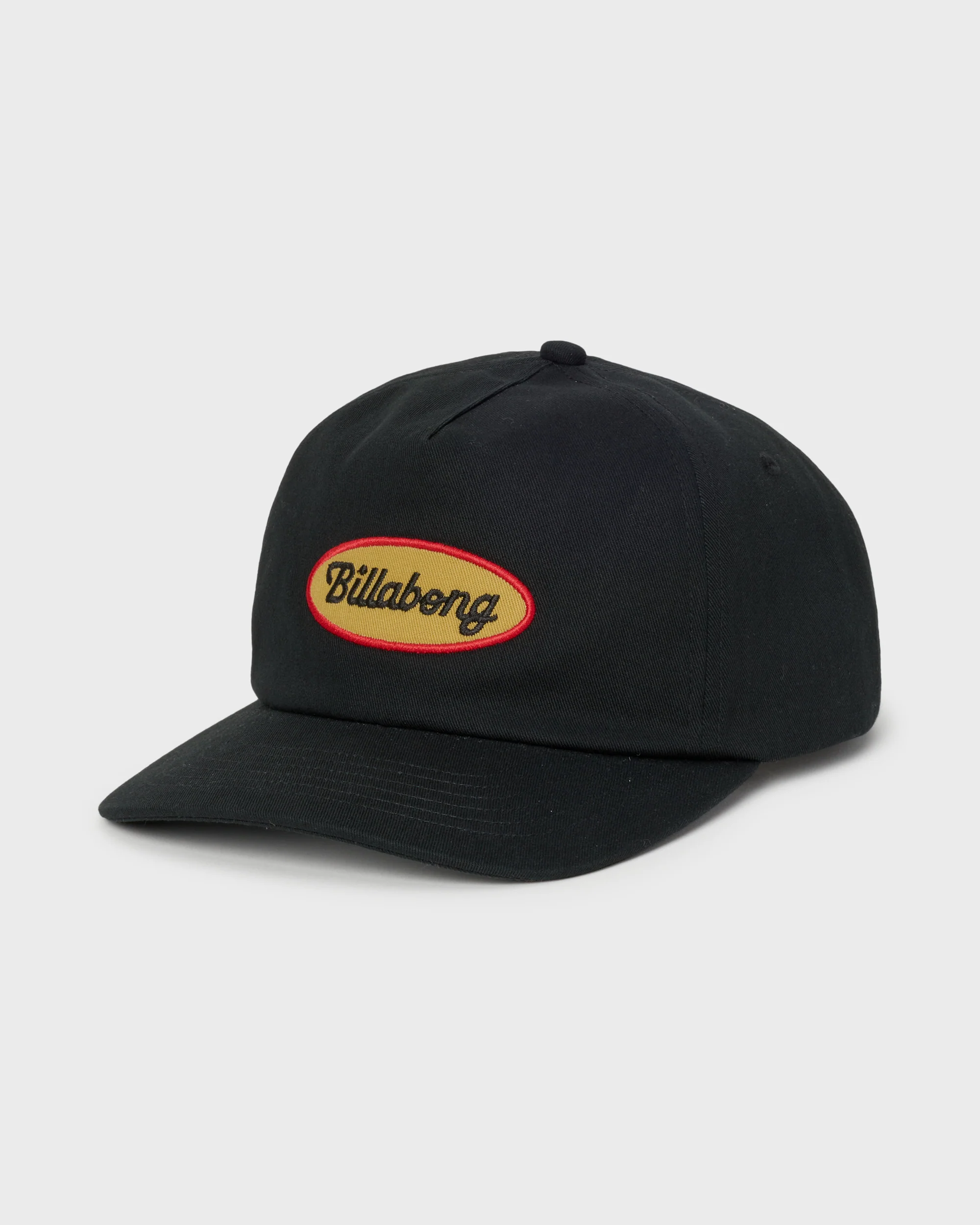 Caution Snapback Hat - Black - Image 3