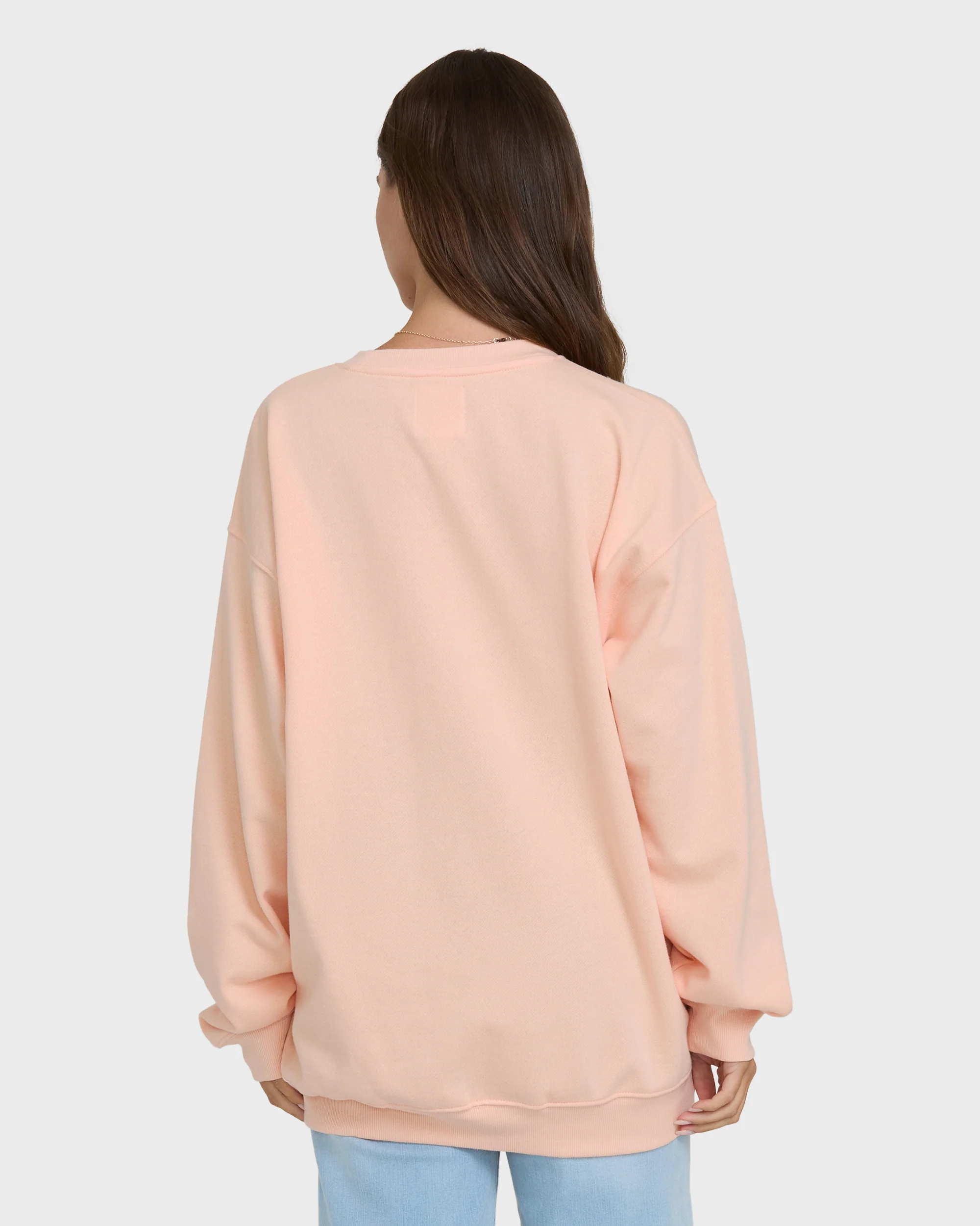Chasing Horizons Crewneck Sweatshirt - Light Peach - Image 5