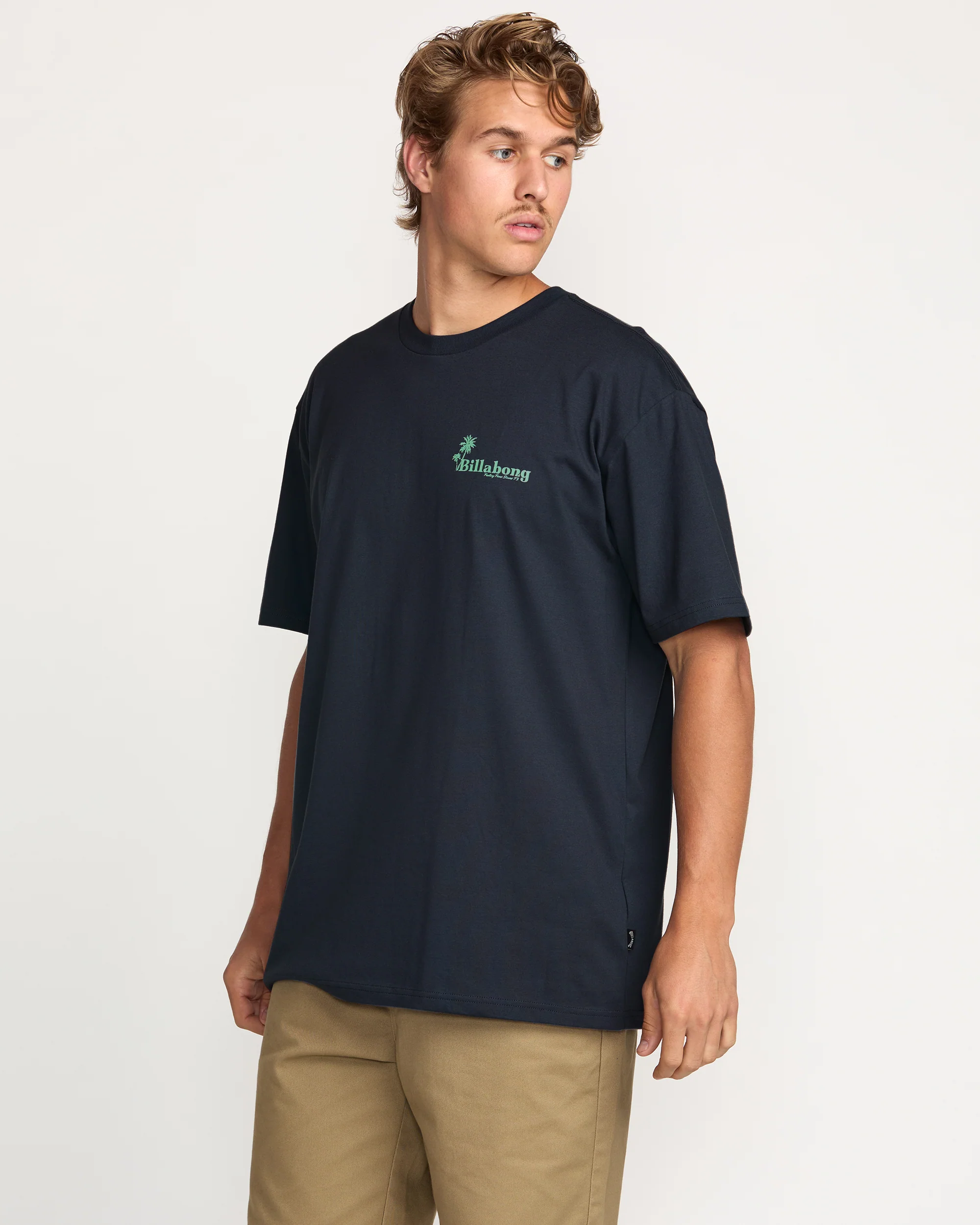 Checking In Regular Tee - Aged Indigo - Image 6