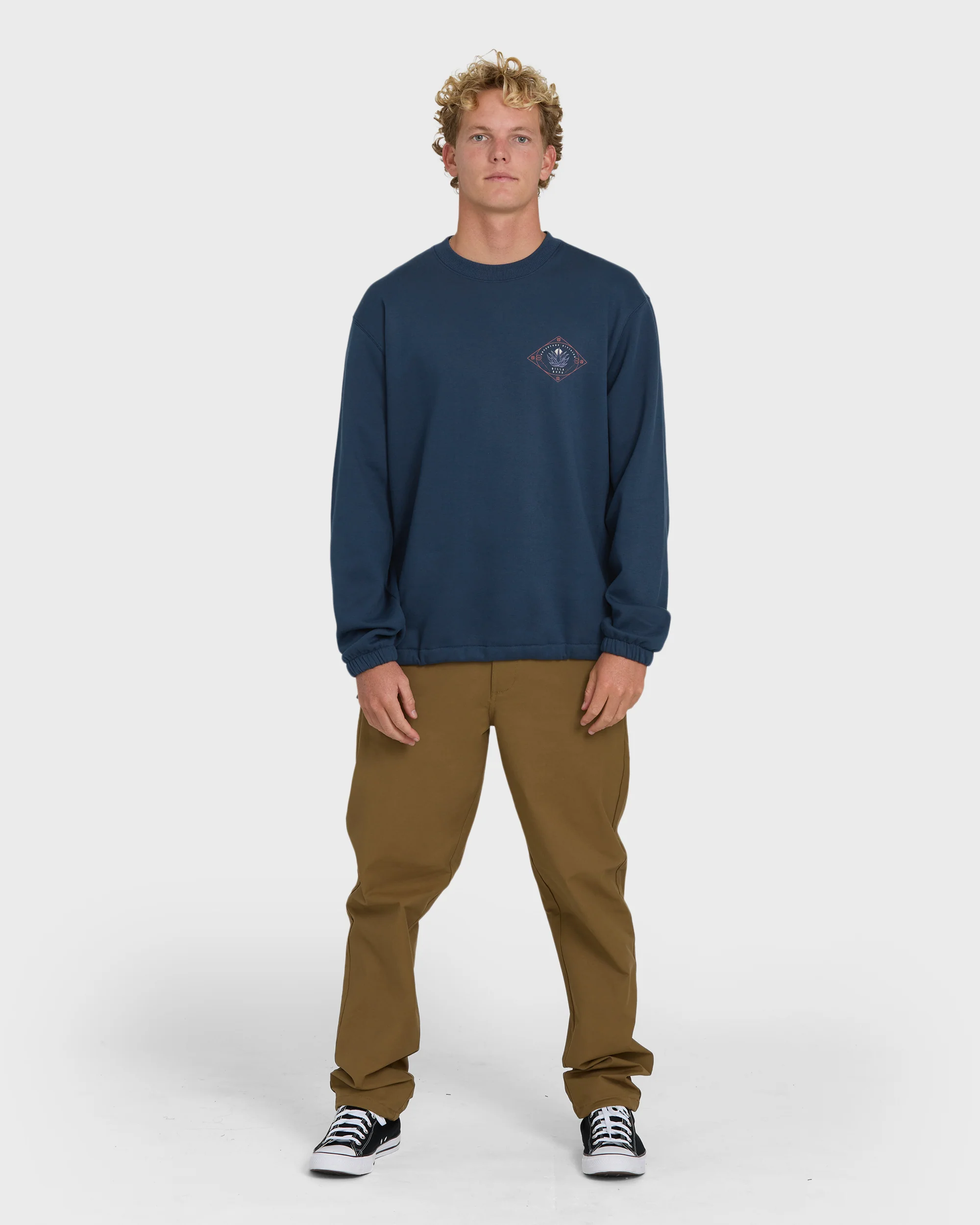 Compass Crewneck Sweatshirt - Dark Blue - Image 4