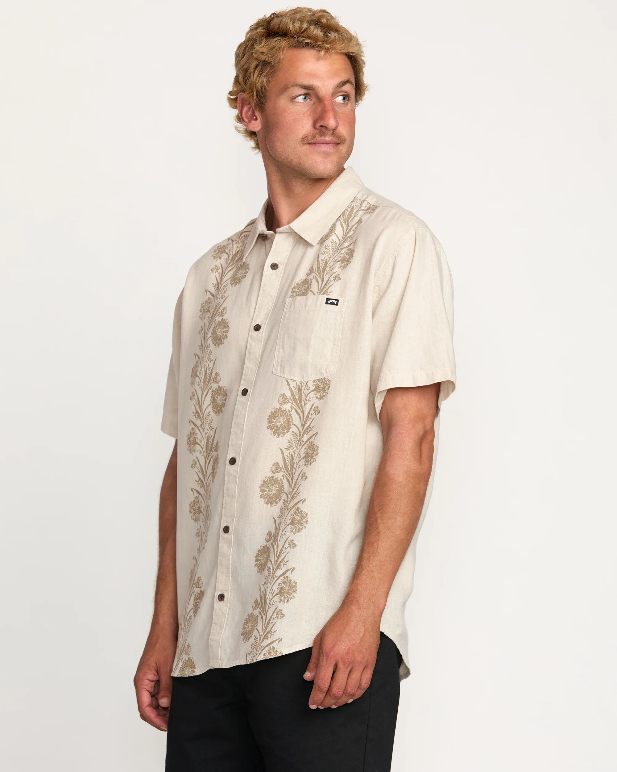 Cordoba Short Sleeve Shirt - Stone - Image 4
