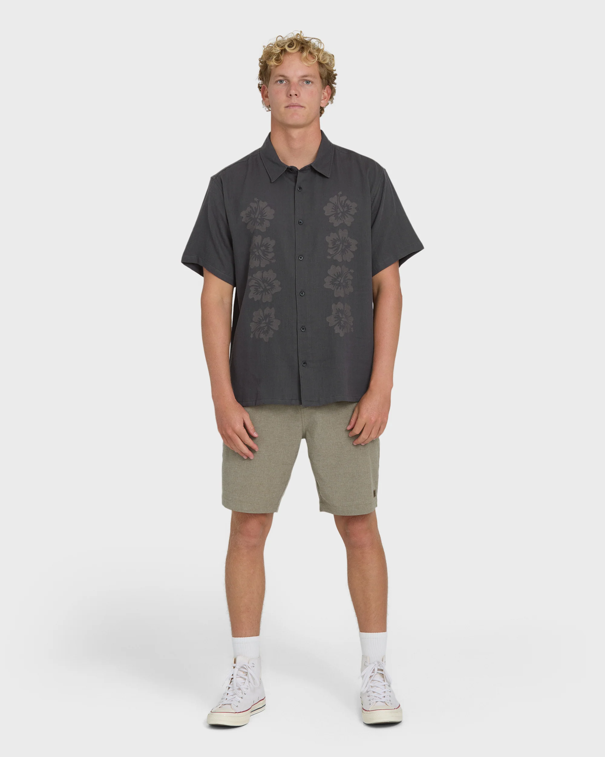 Cordoba Short Sleeve Woven Shirt - Raven - Image 4