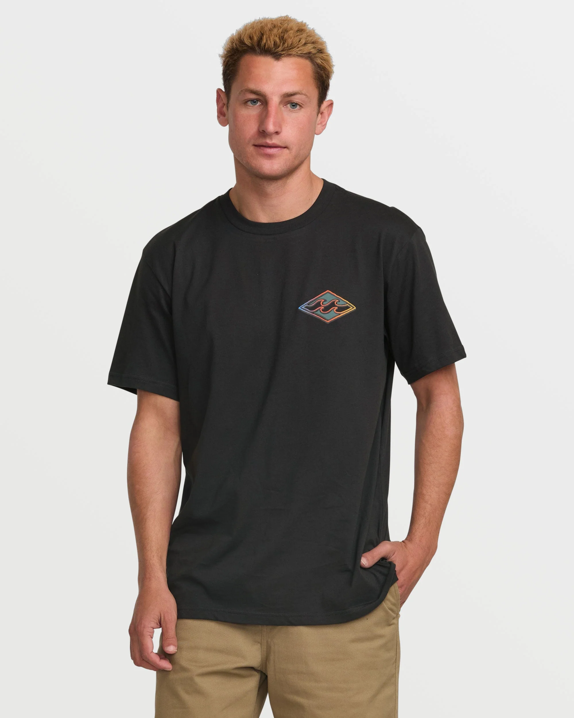 Crayon Wave Premium Tee - Dark Navy - Image 3