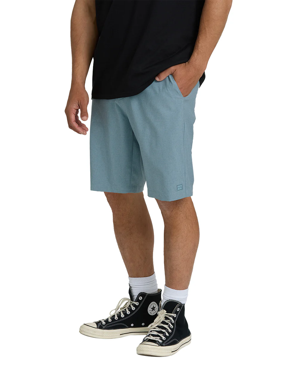 Crossfire Submersible 19" Hybrid Shorts - Blue Fog - Image 3