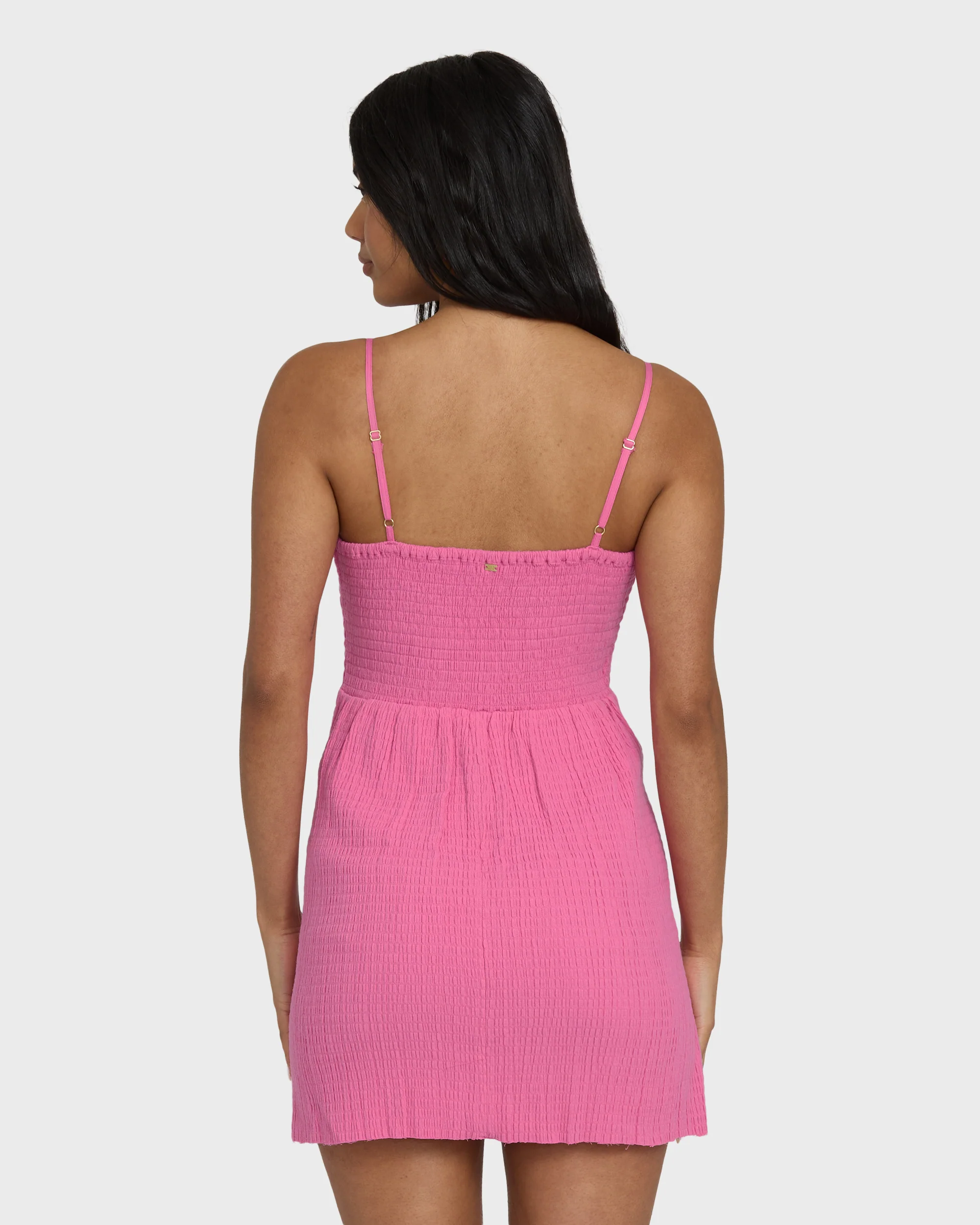 Crystal Clear Mini Dress - Guava - Image 4