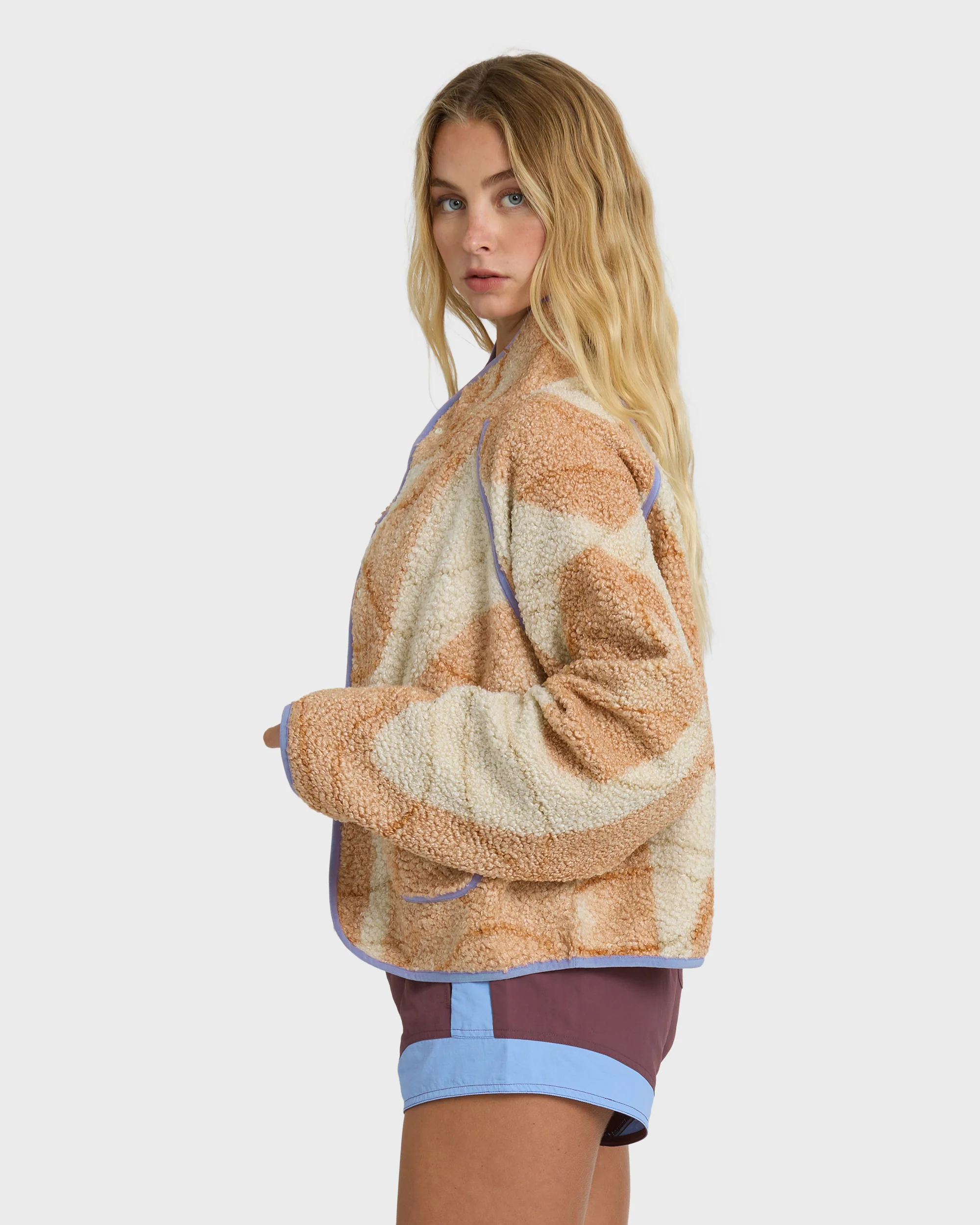 Dawney Snap Up Sweatshirt - White Cap - Image 6