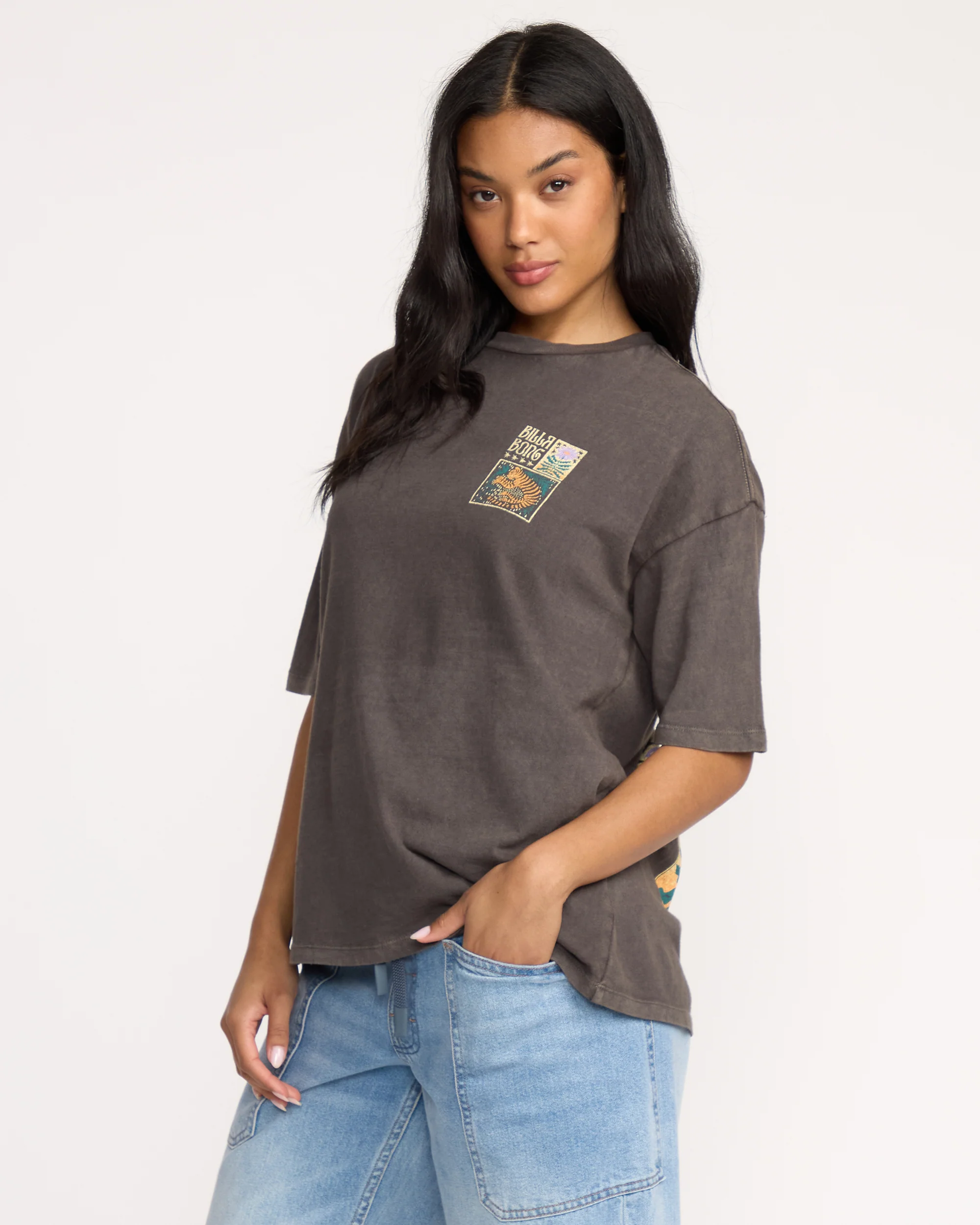 Daydream Away T-Shirt - Off Black - Image 3