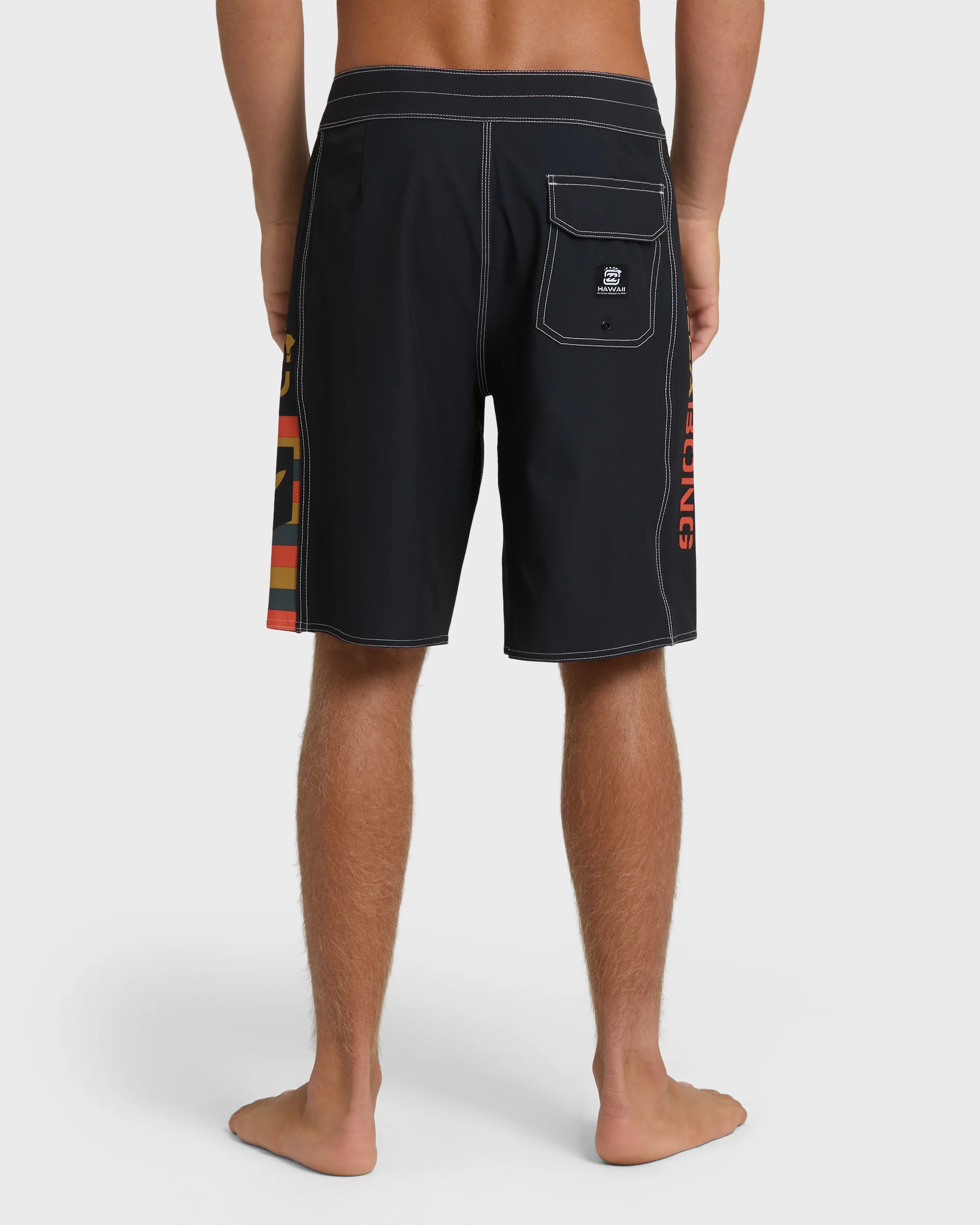 Dbah Hi 2.0 Pro 19" Boardshorts - Black - Black - Image 2