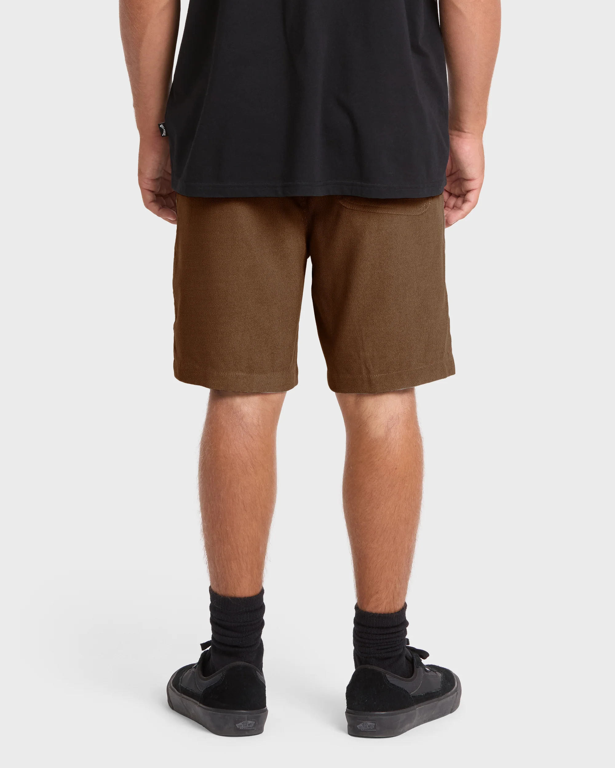 De La Cruz Cord 18" Hybrid Shorts - Sepia - Image 2