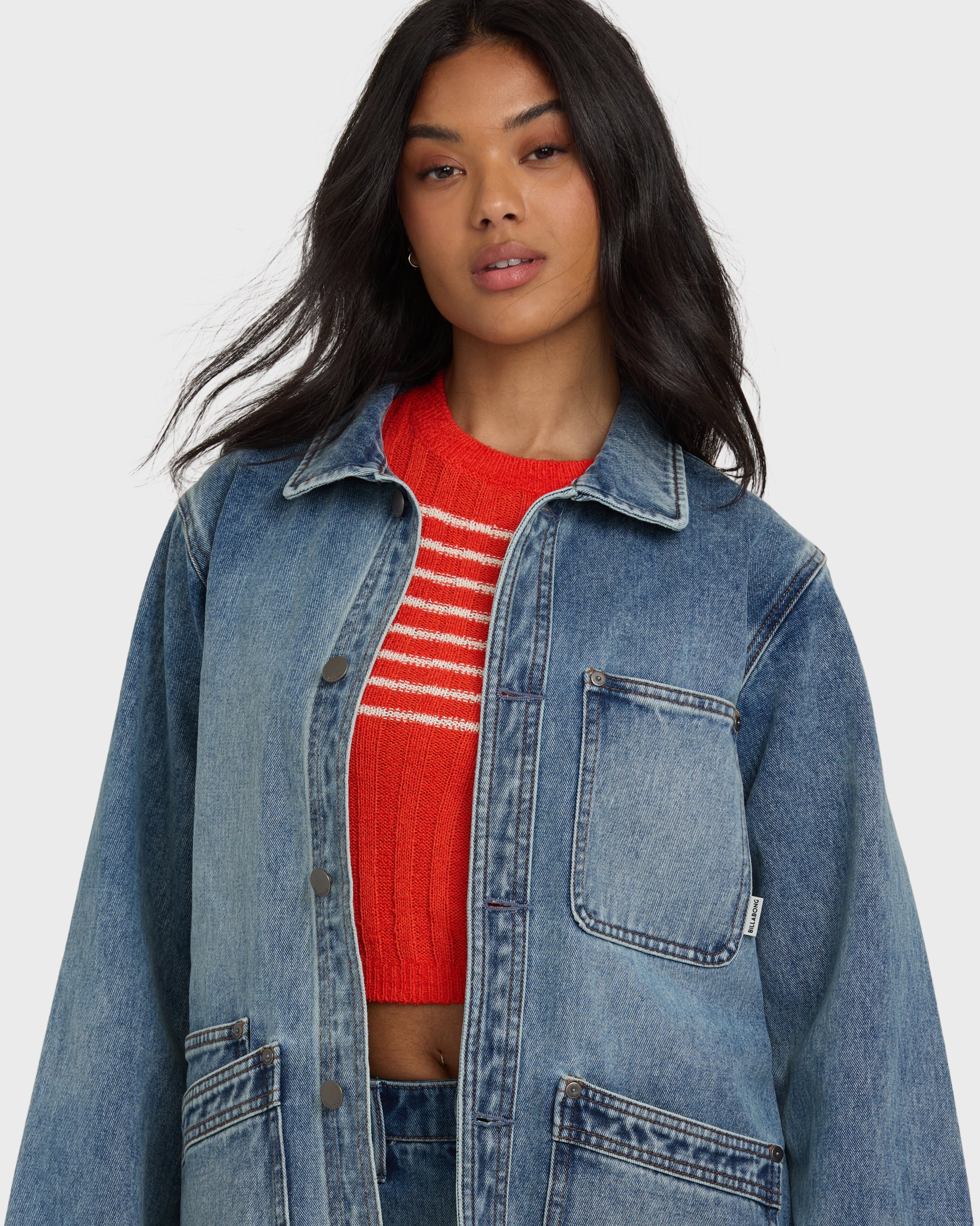 Denim Chore Coat - Atlantic Deep - Image 5