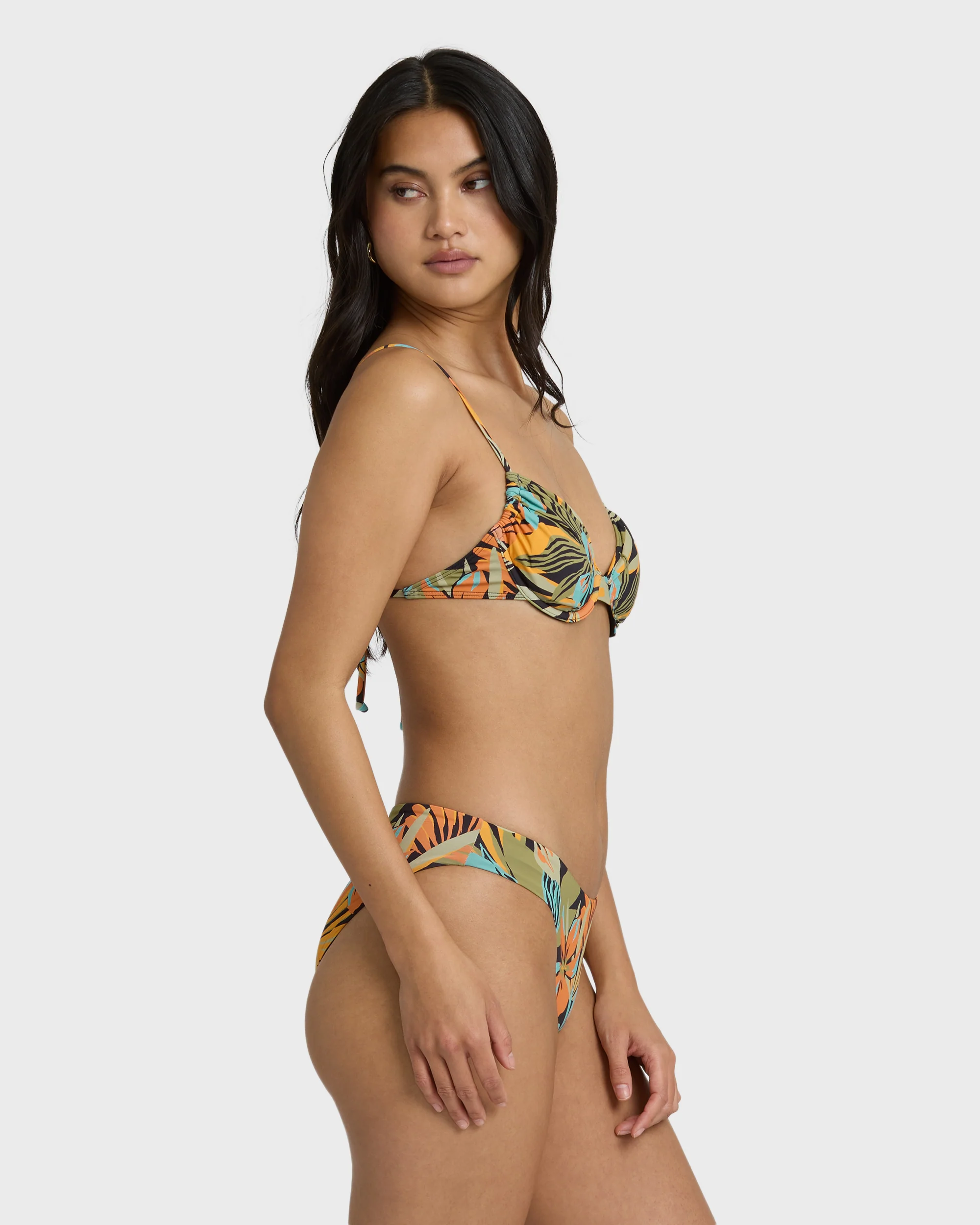 Des Tropiques Talia Underwire Bikini Top - Black Multi - Image 3