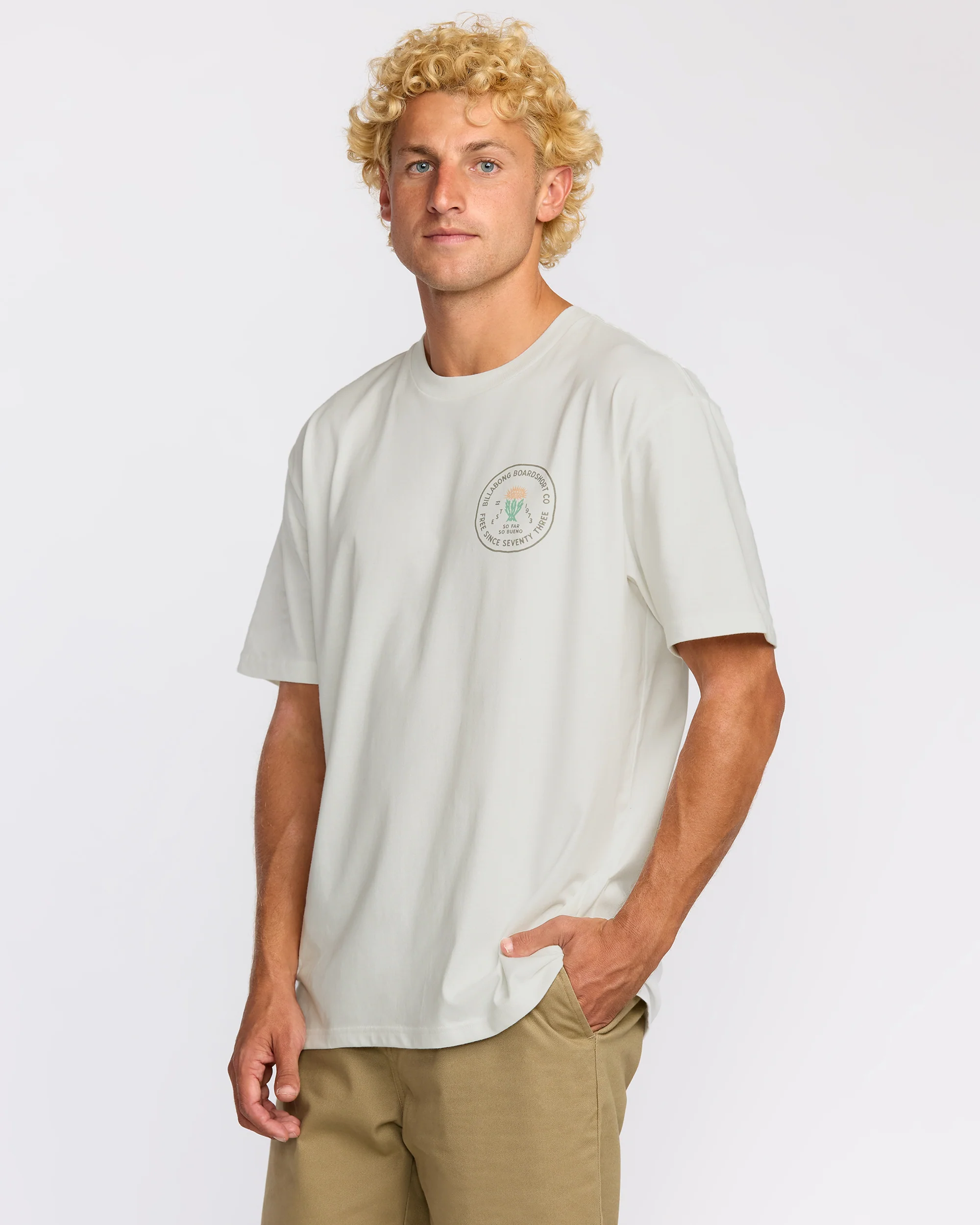 Desert Flower Regular Short Sleeve T-Shirt - Off White - Image 7