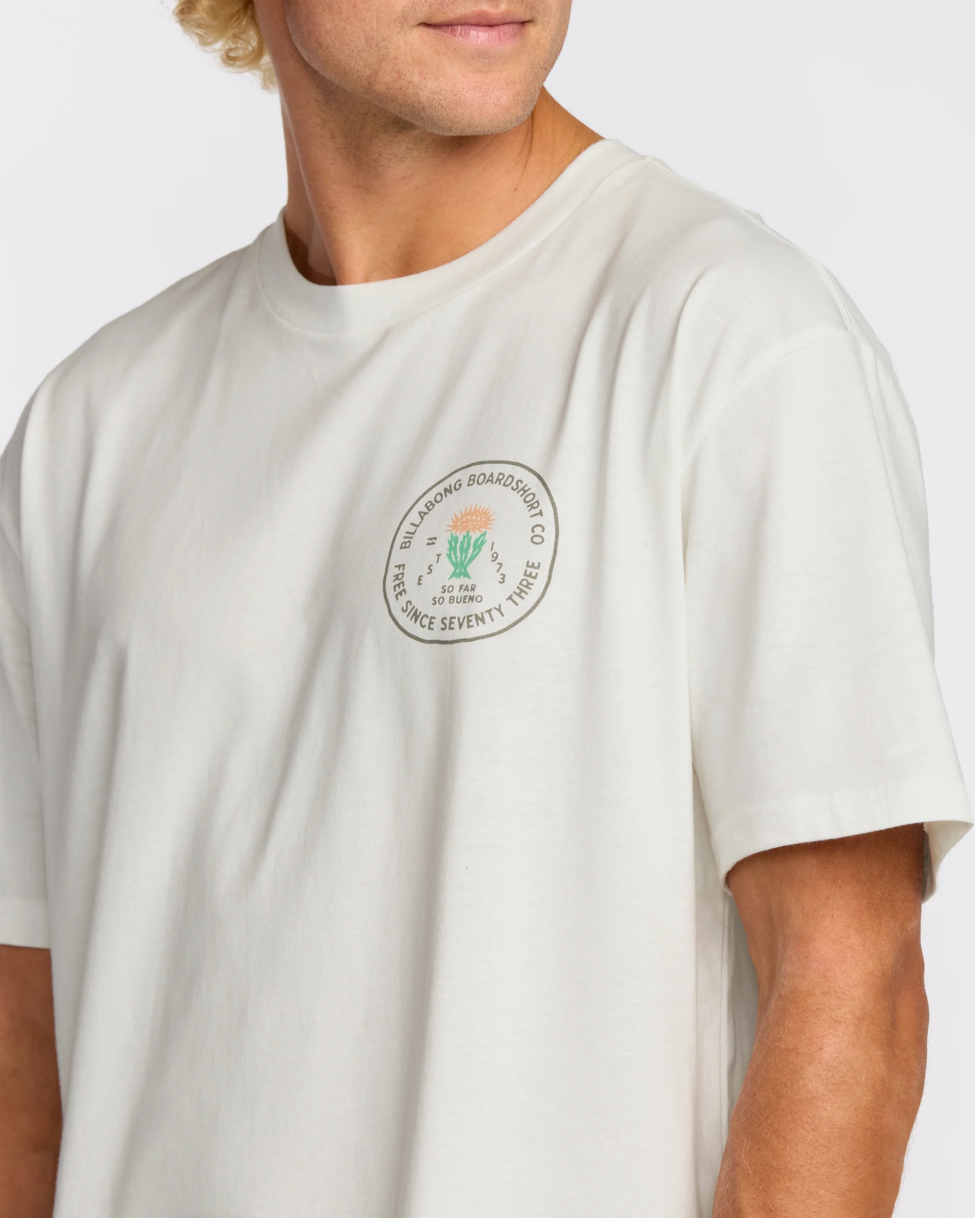 Desert Flower Regular Short Sleeve T-Shirt - Off White - Image 9