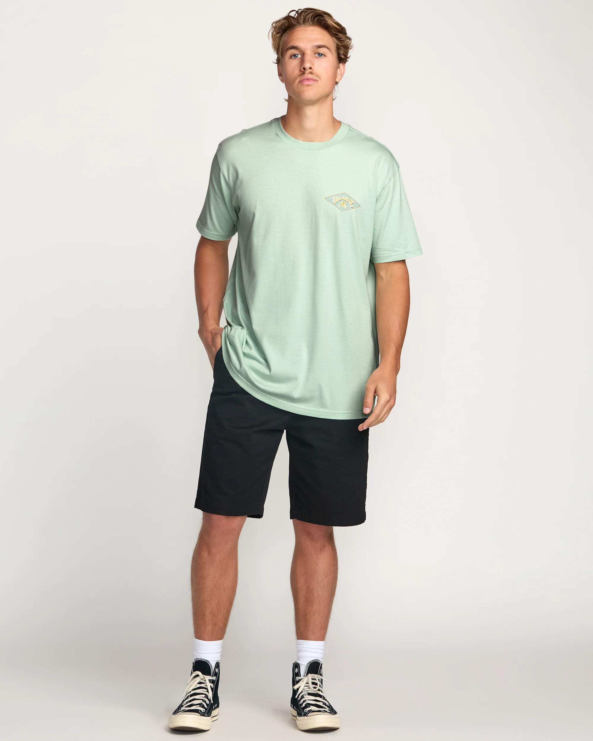 Diamond Arch Premium Tee - Seafoam - Image 5