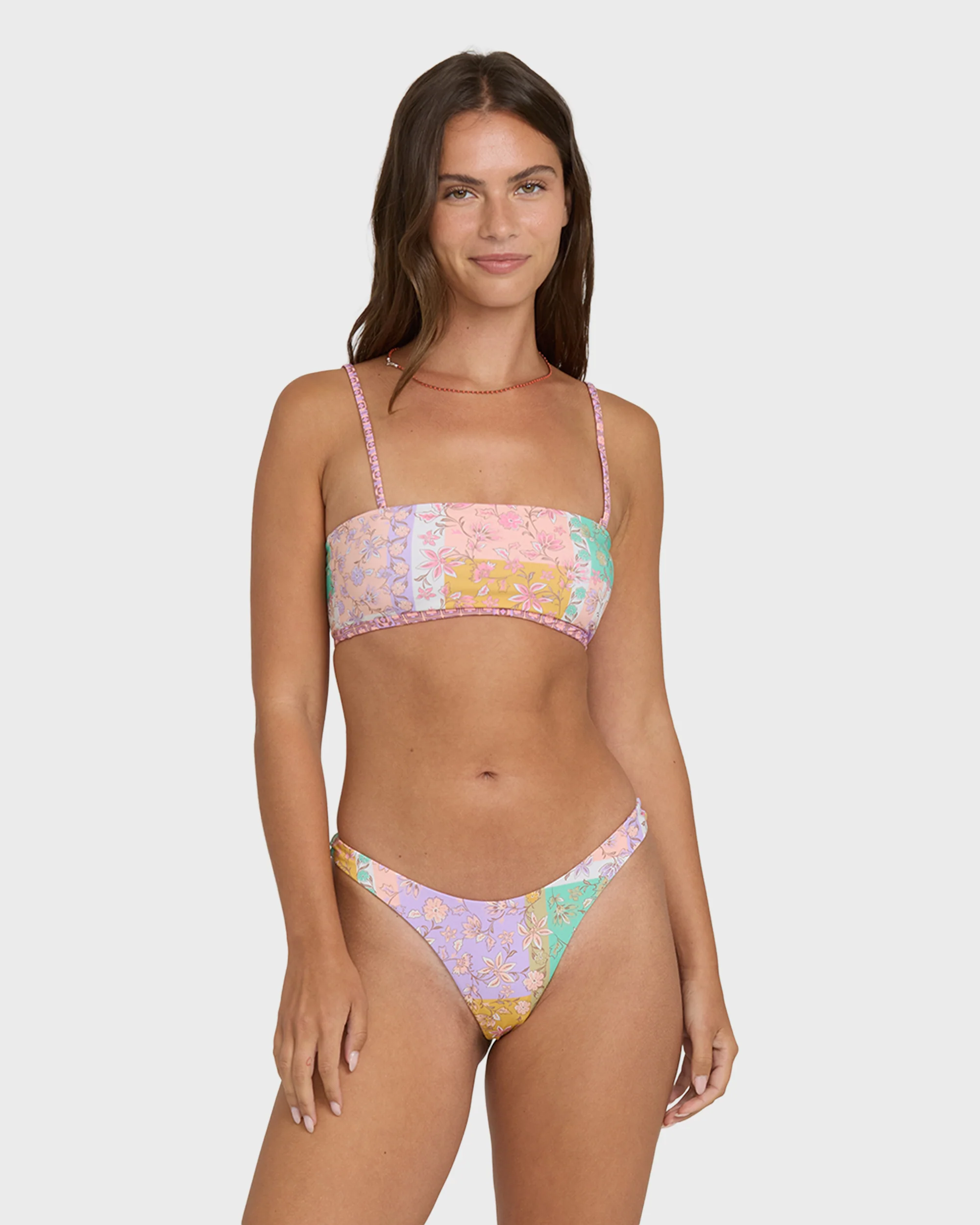 Dreamy Daze Tully Reversible Bandeau Bikini Top - Sweet Lilac - Image 6