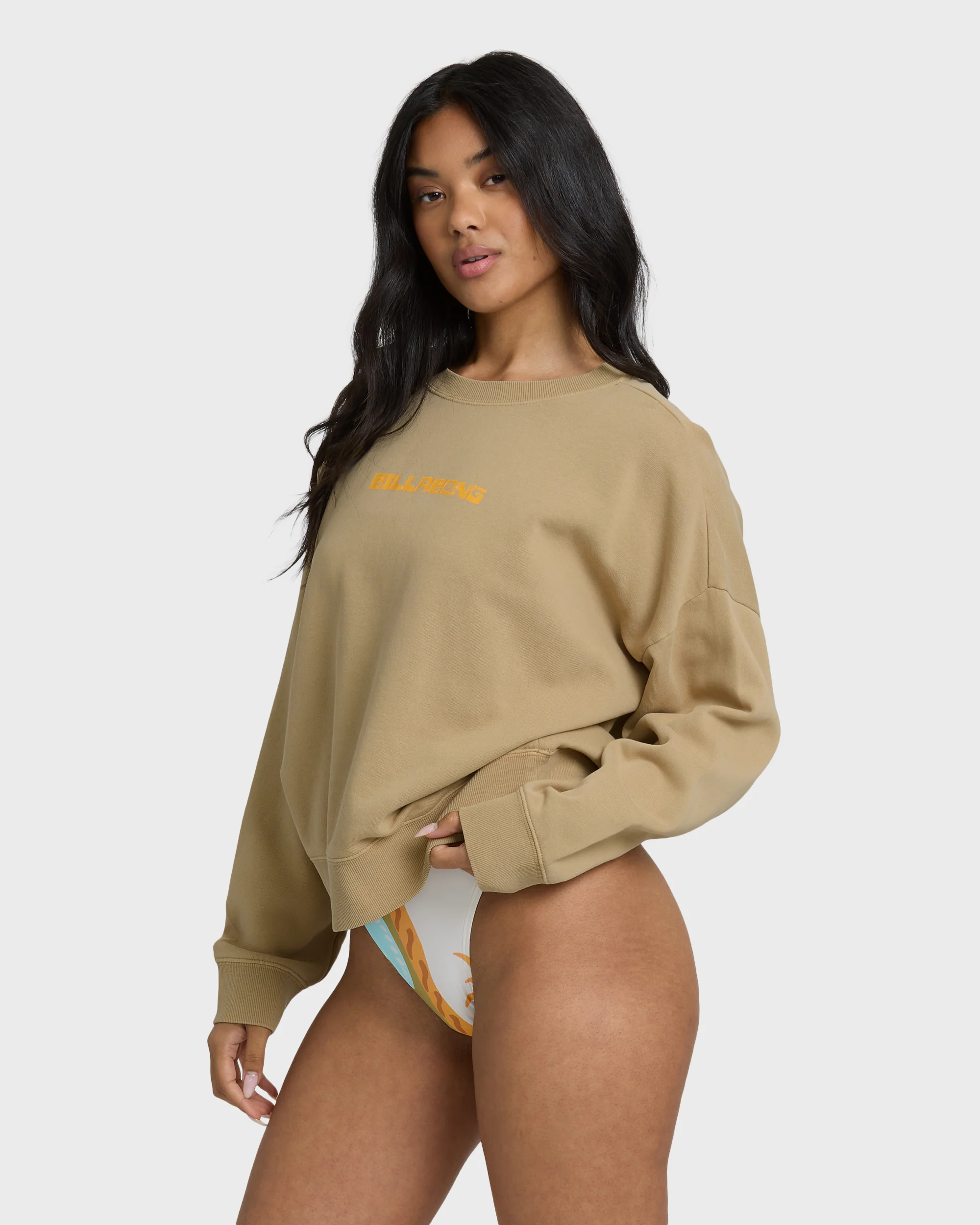 Echo Crewneck Sweatshirt - Stone - Image 5