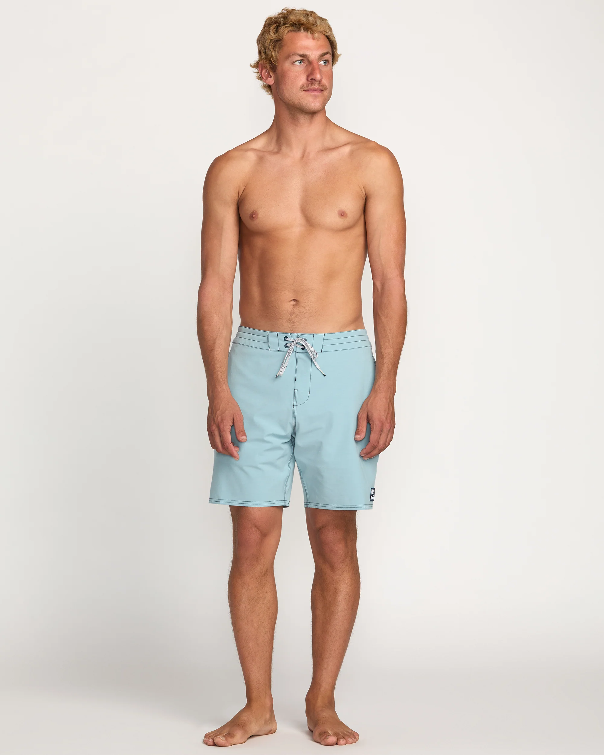Every Other Day Lo Tide 18" Boardshorts - Cloud Blue - Image 6