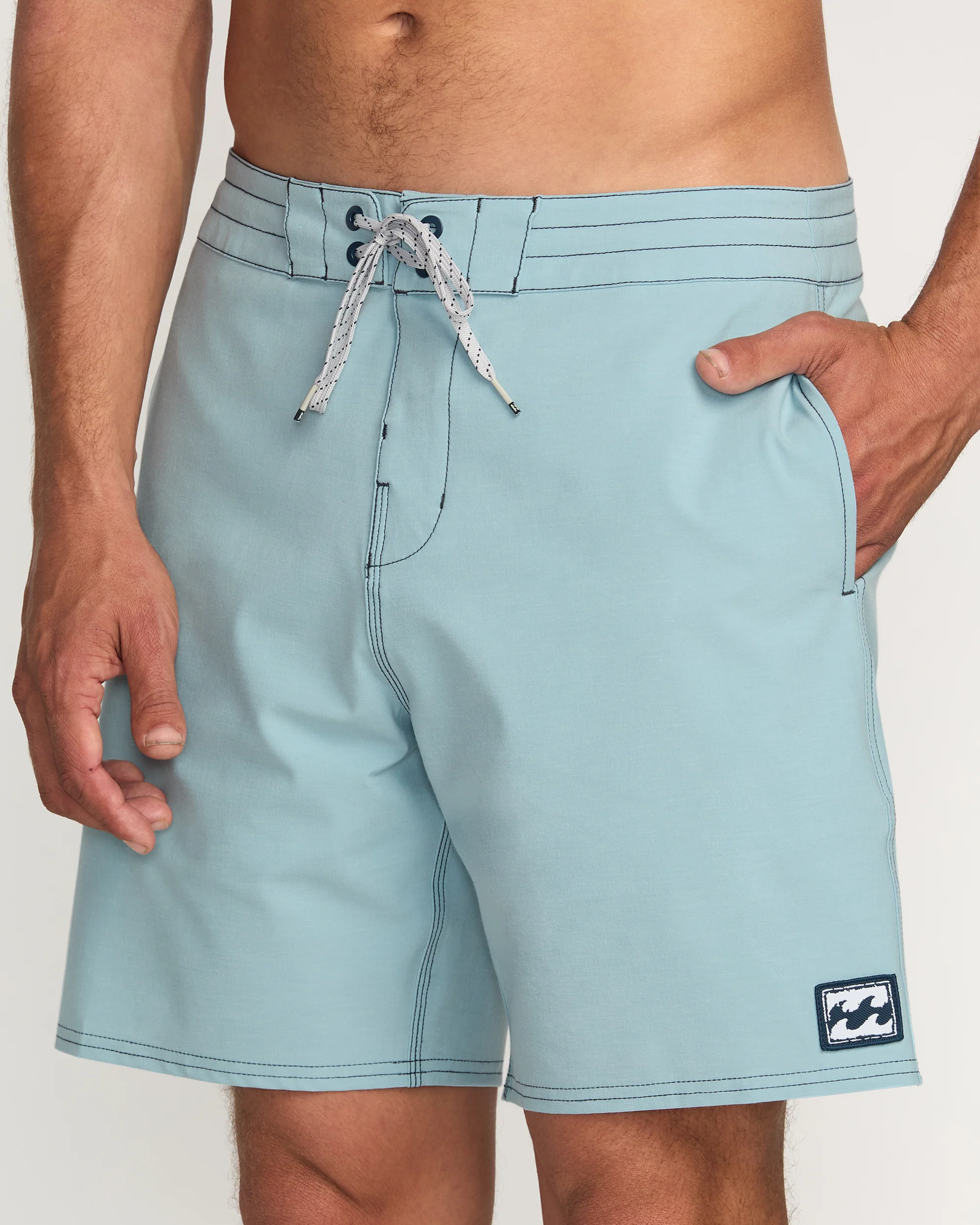 Every Other Day Lo Tide 18" Boardshorts - Cloud Blue - Image 8