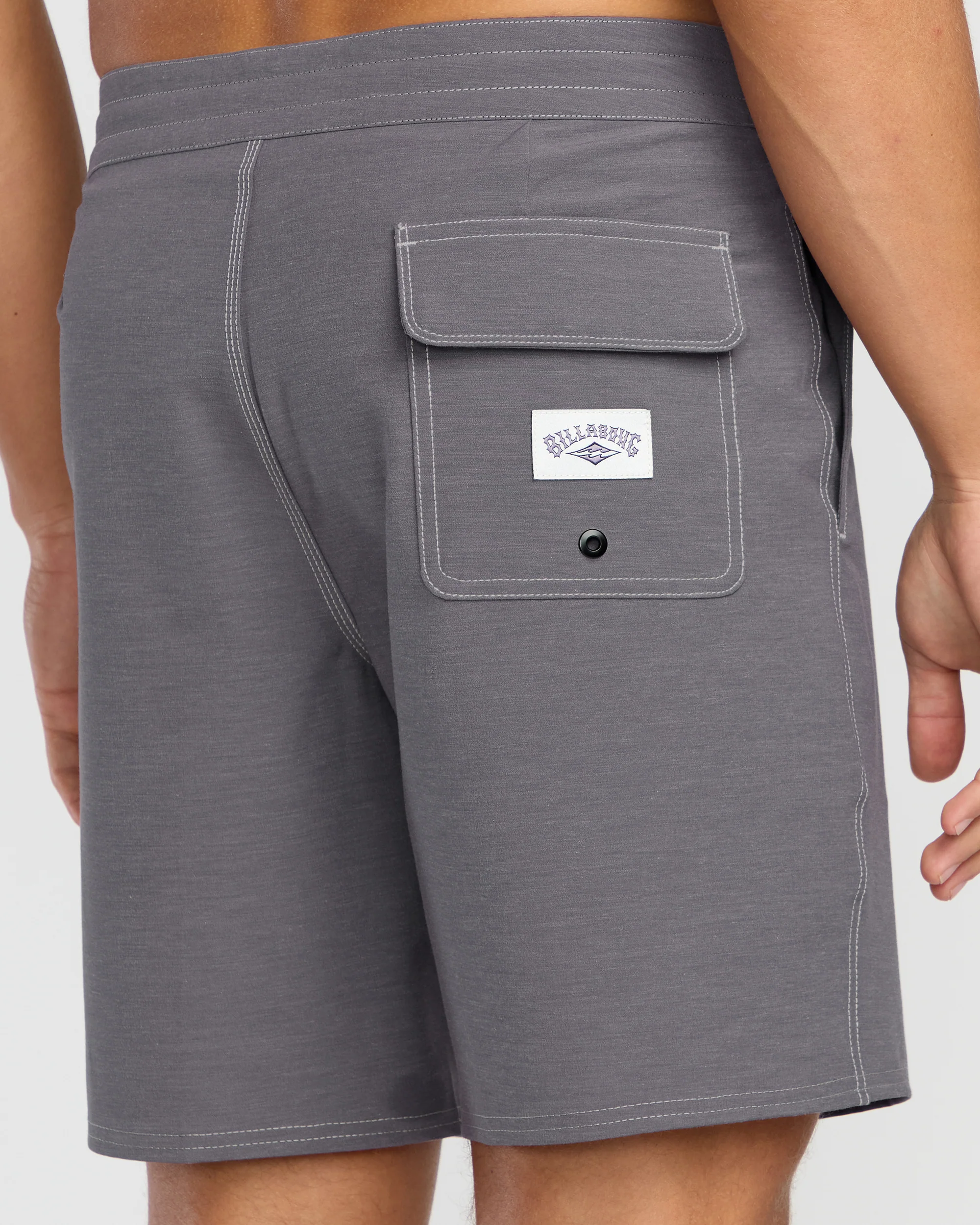 Every Other Day Lo Tide 18" Boardshorts - Gray Violet - Image 6