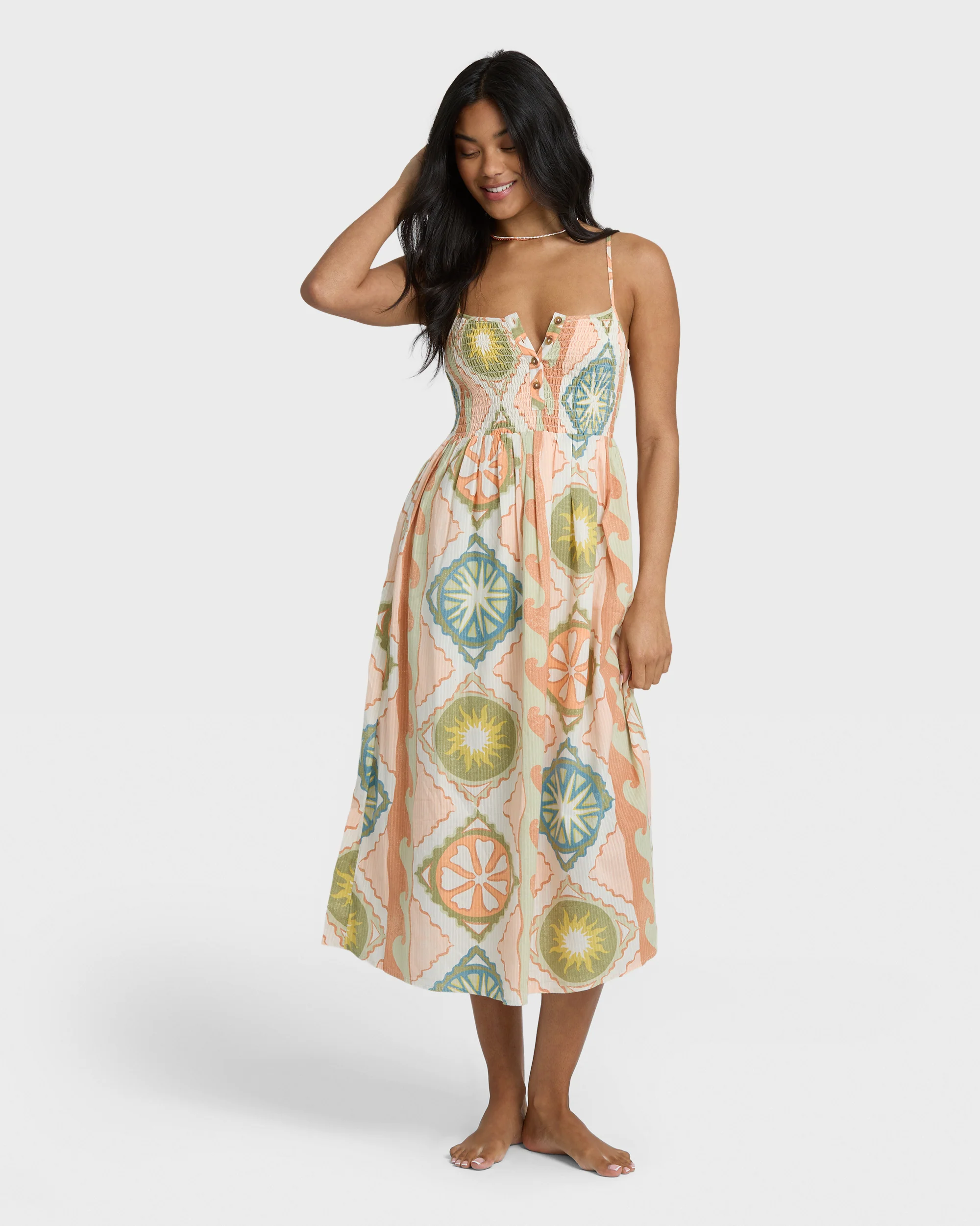 Fever Dream Midi Dress - White Cap - Image 3