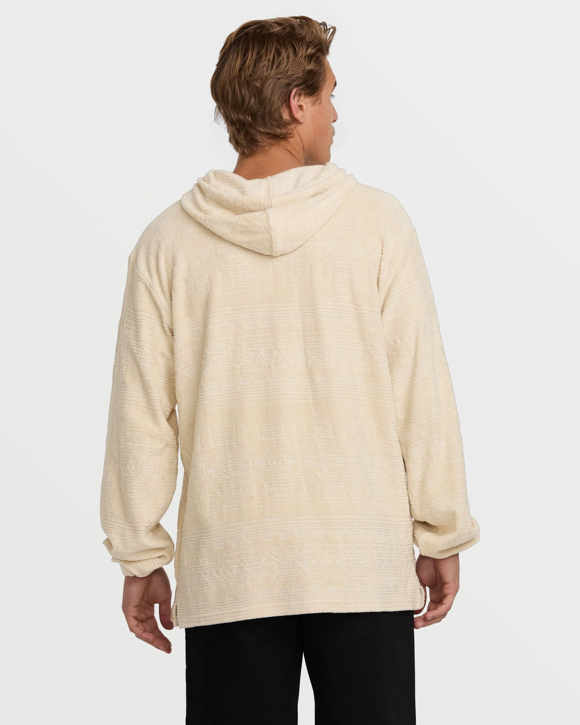 Flecker Jacquard Pullover Sweatshirt - Chino - Image 2