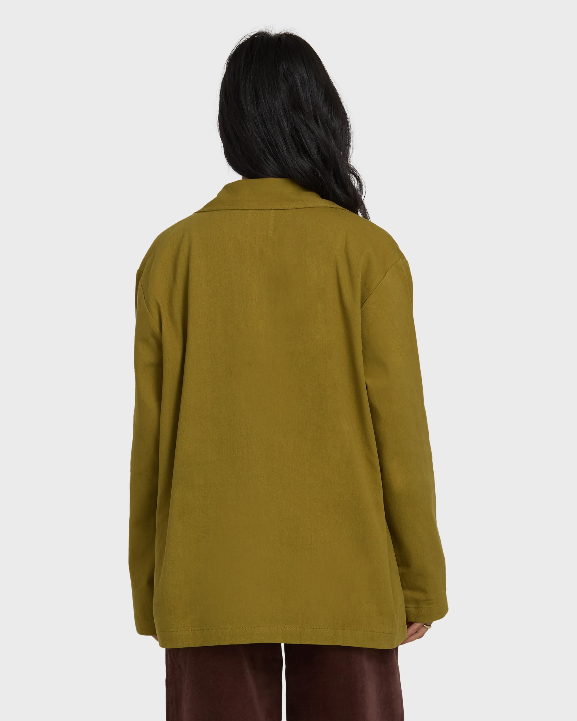 Floral Fields Shacket - Moss - Image 7