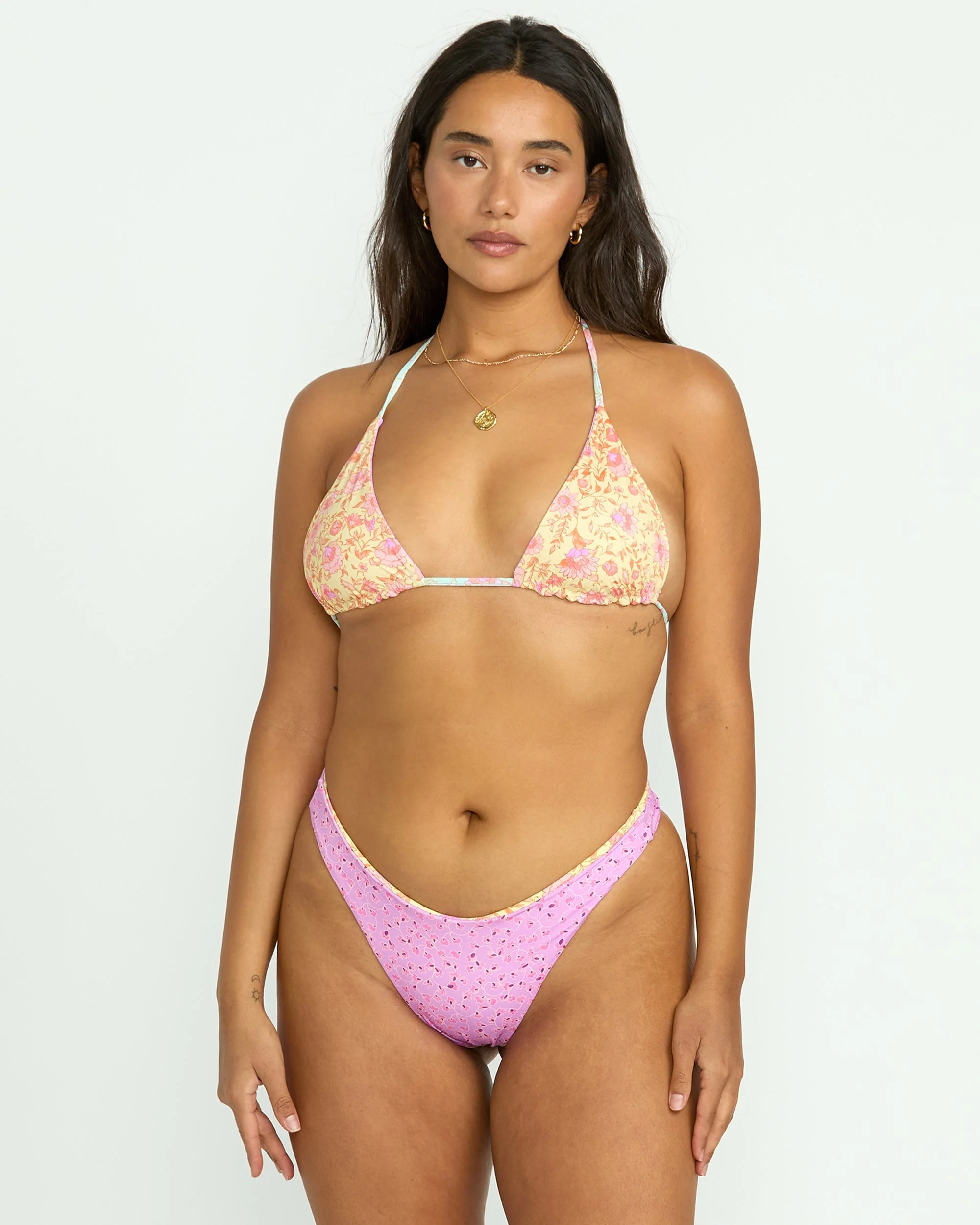 Folk Story Reversible Skimpy Hike Bikini Bottom - Multi - Image 2