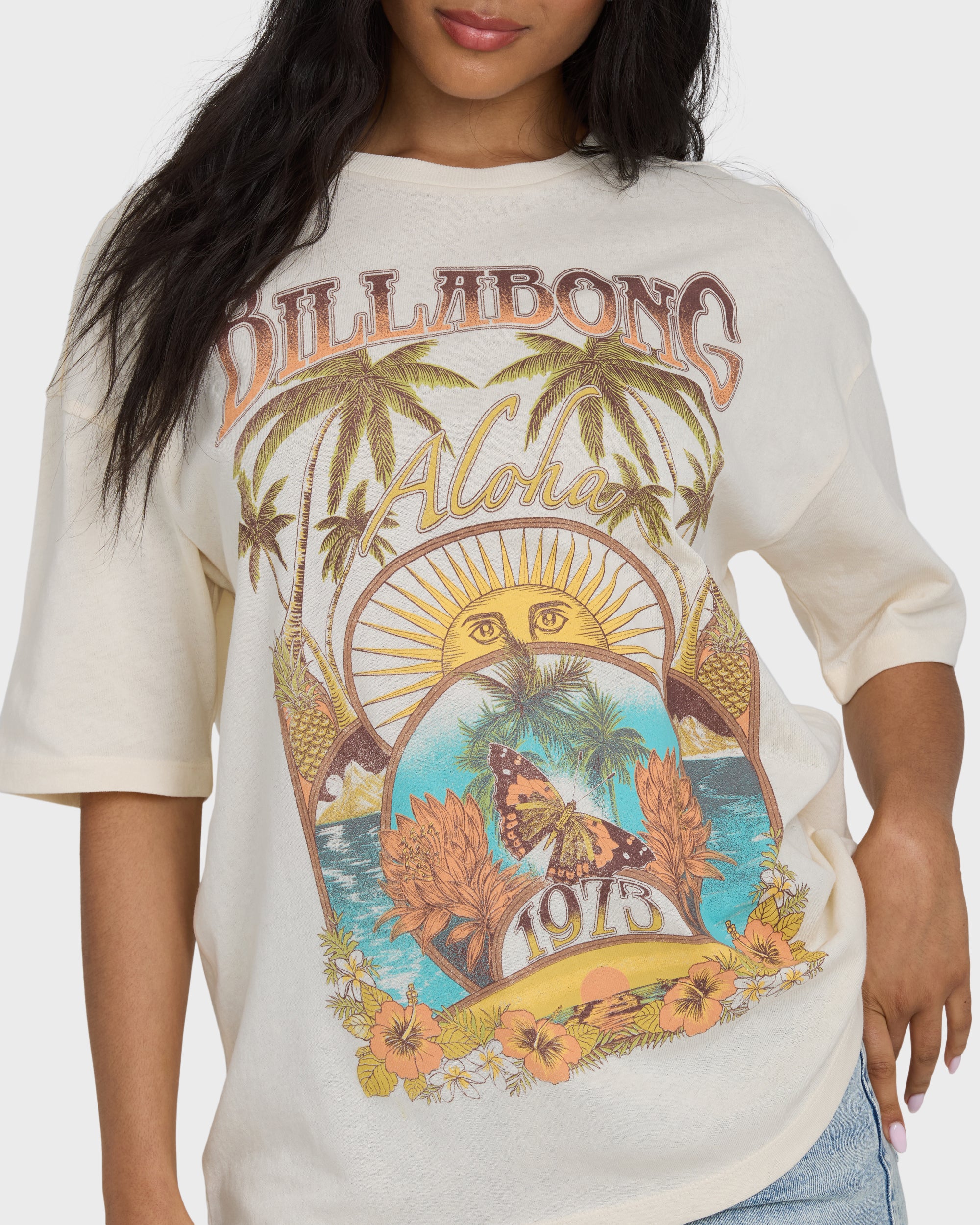 Forever Dawn Short Sleeve Knit T-Shirt - White Cap - Image 5