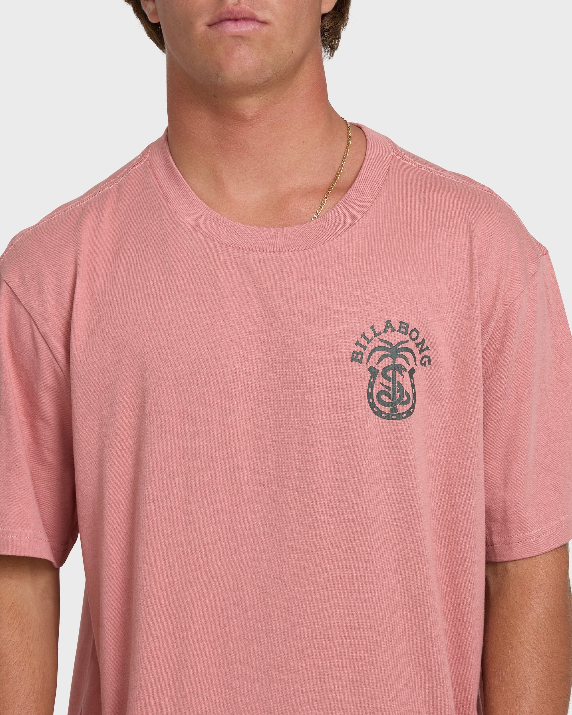 Forge Premium Short Sleeve Cotton T-Shirt - Ash Rose - Image 5