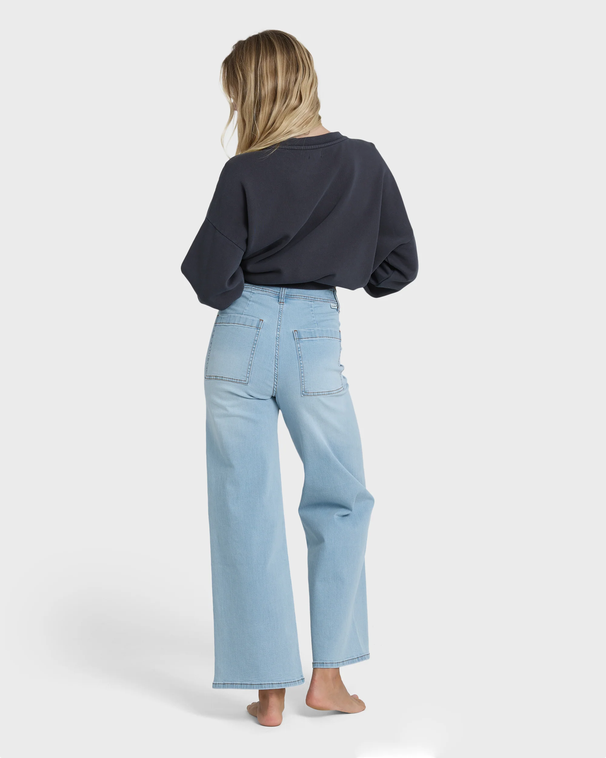 Free Fall Indigo Denim Pants - Surf Spray - Image 2