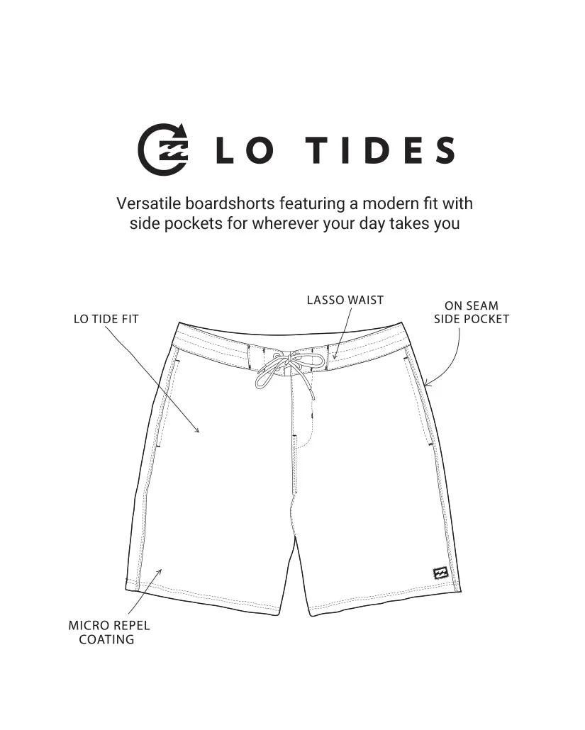 Good Times Lo Tide 18" Boardshorts - Multi - Image 3